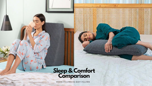 Wedge Pillow vs Body Pillow: Sleep & Comfort Comparison