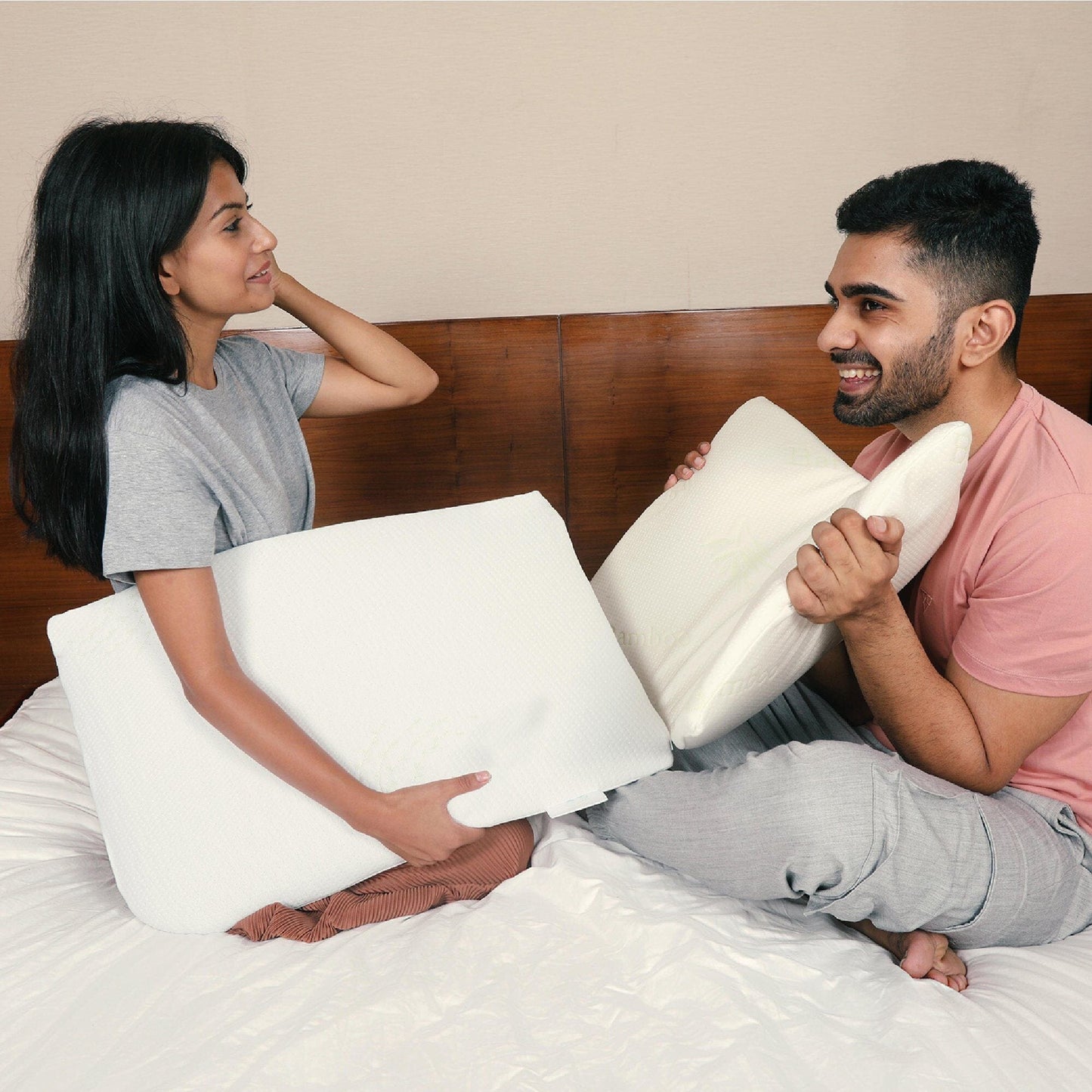 Allure - Mr. & Mrs. Combo - Cooling Gel Memory Foam Regular Pillows - Medium Firm Combo-Regular-Pillow The White Willow