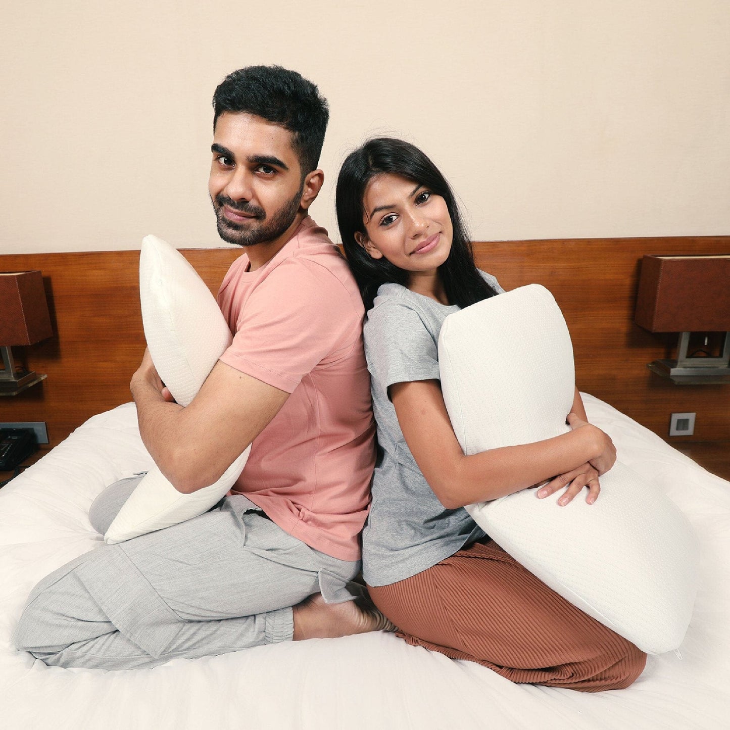 Allure - Mr. & Mrs. Combo - Cooling Gel Memory Foam Regular Pillows - Medium Firm Combo-Regular-Pillow The White Willow