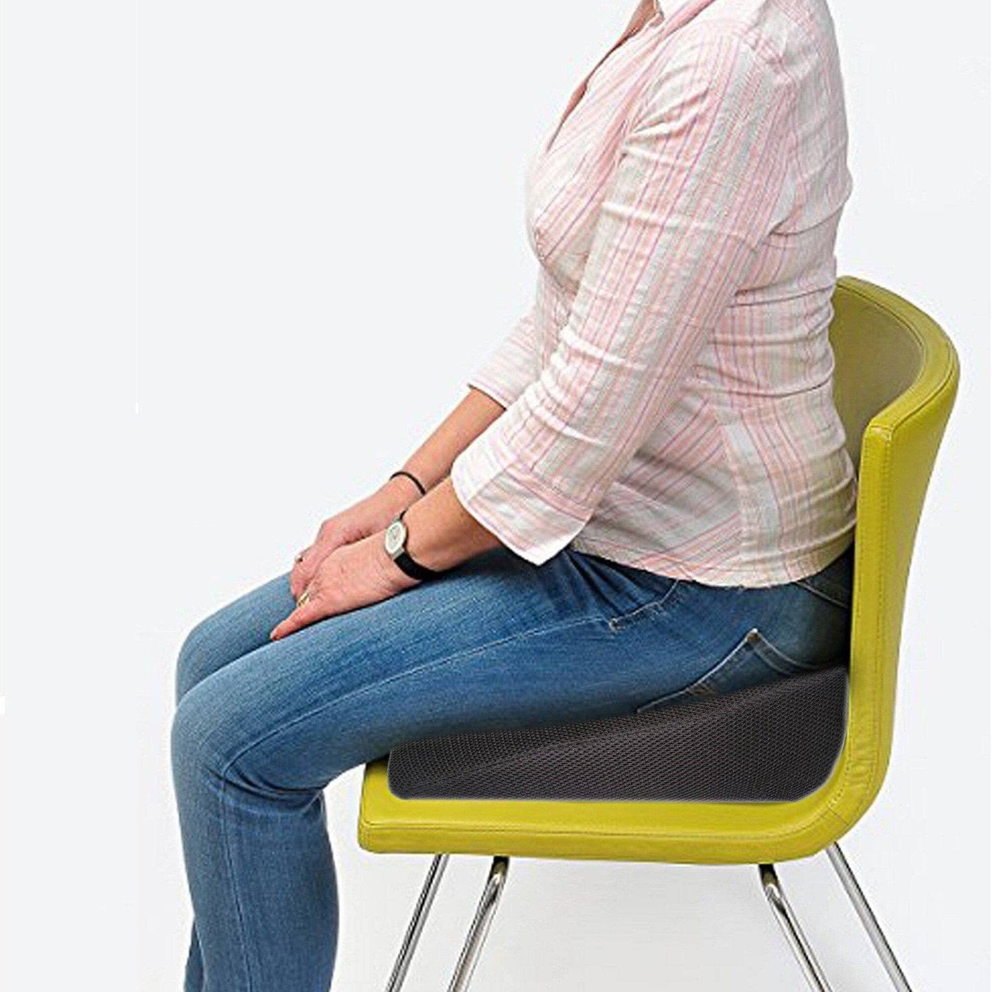 Argos - Memory Foam Seat Wedge Cushion - Small Size - Medium Firm Seat Cushion The White Willow