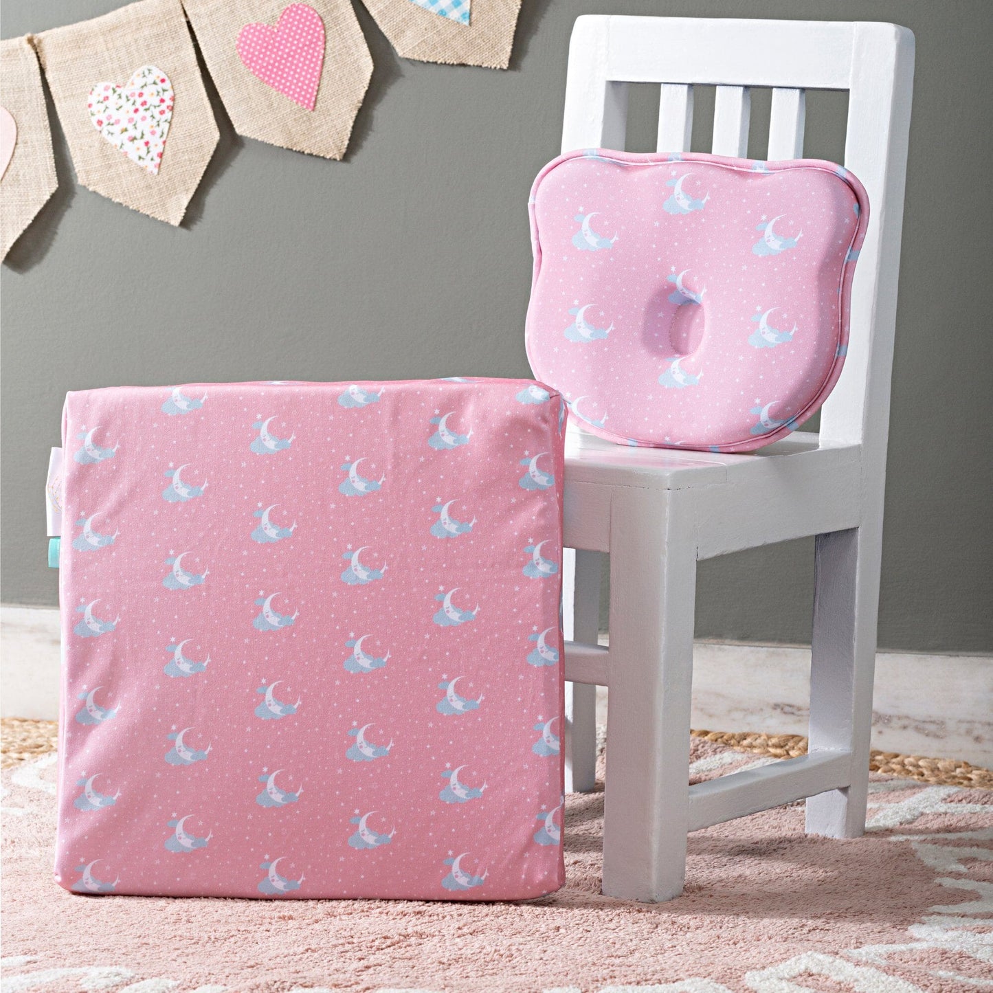 Baby Bloom - Baby Essentials Combo - Medium Firm Combo-0-12 Months-Baby-Pillow The White Willow
