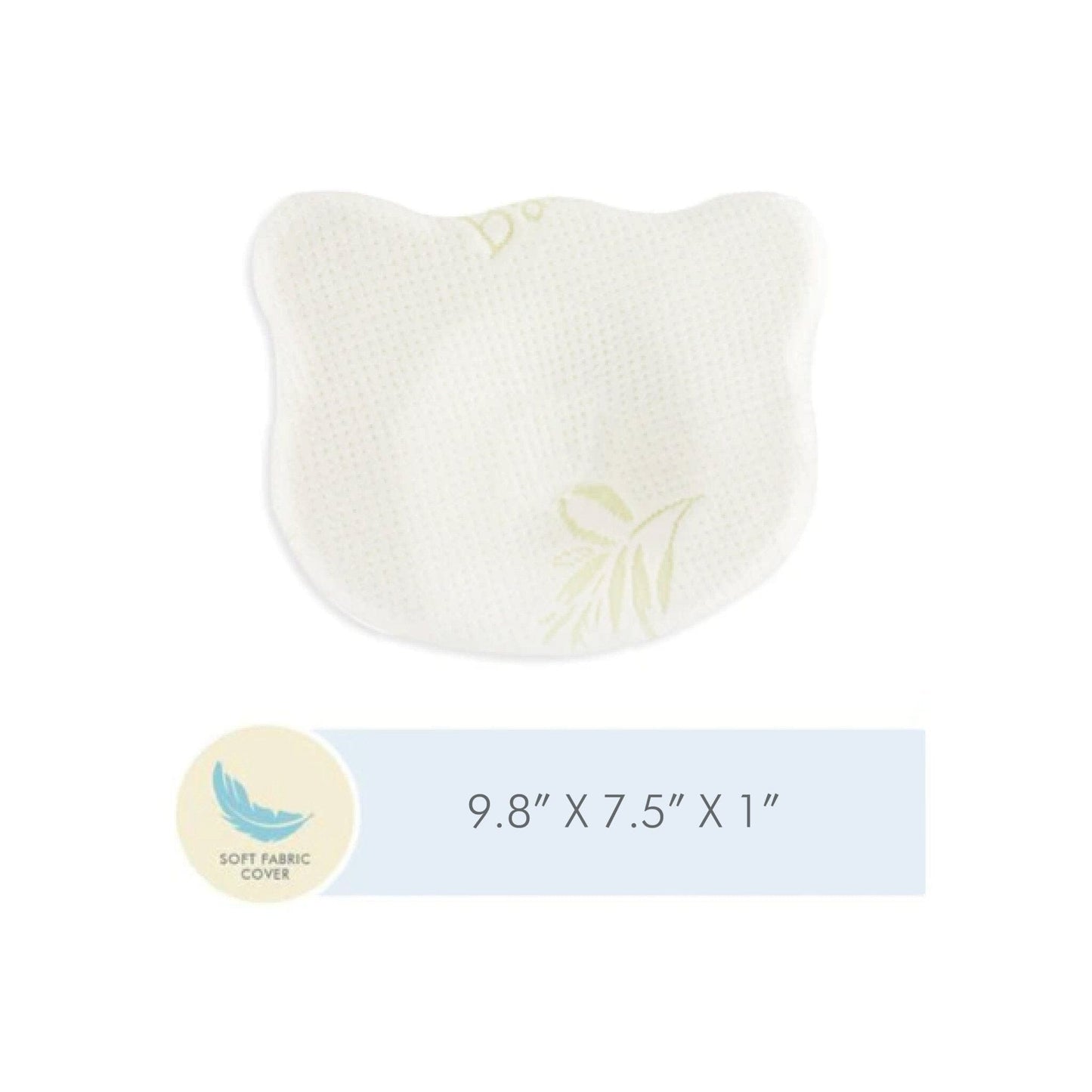 Baby Head Support Pillow Cover Only Pillow Cover The White Willow Teddy Head Support Cover Only Green