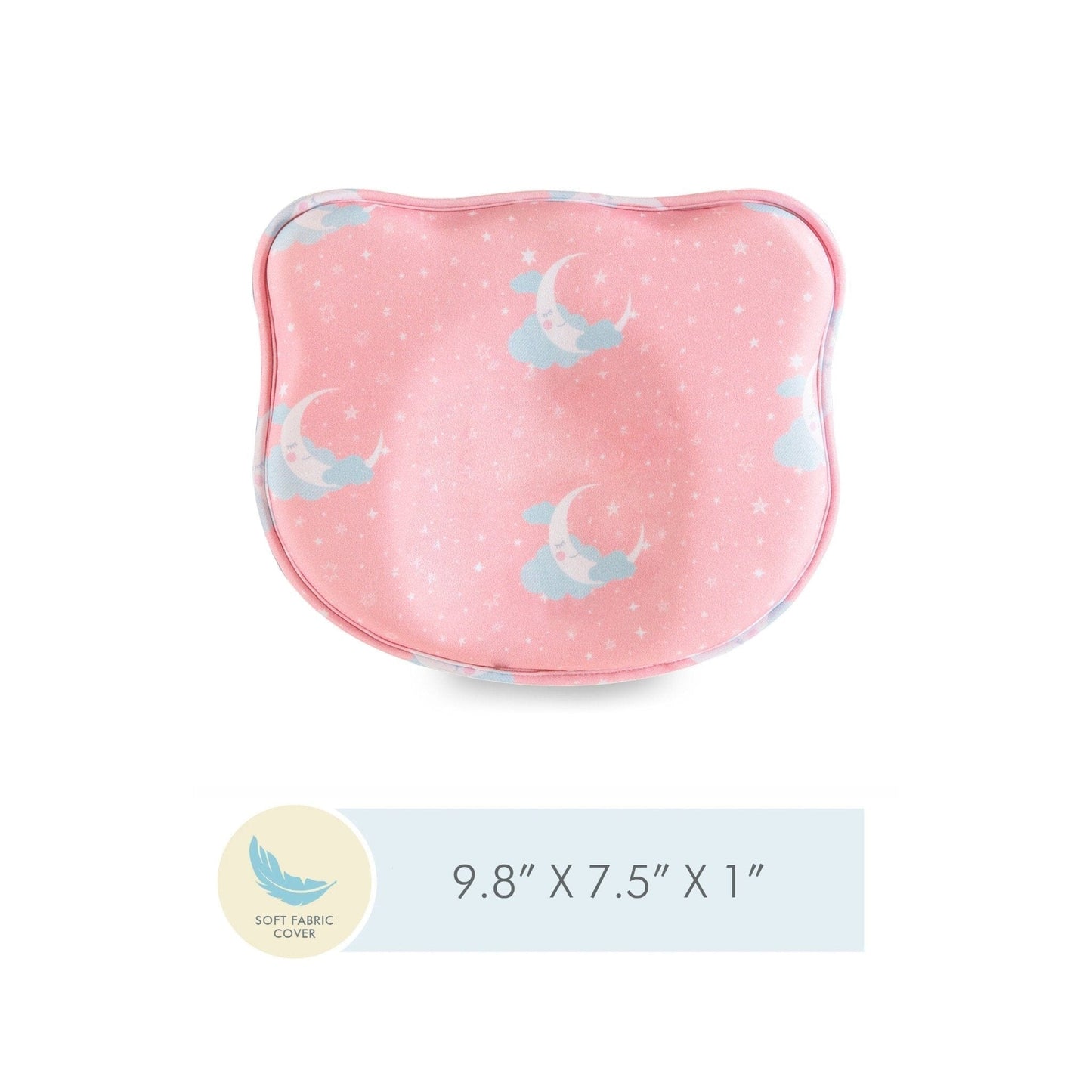 Baby Head Support Pillow Cover Only Pillow Cover The White Willow Teddy Head Support Cover Only Pink