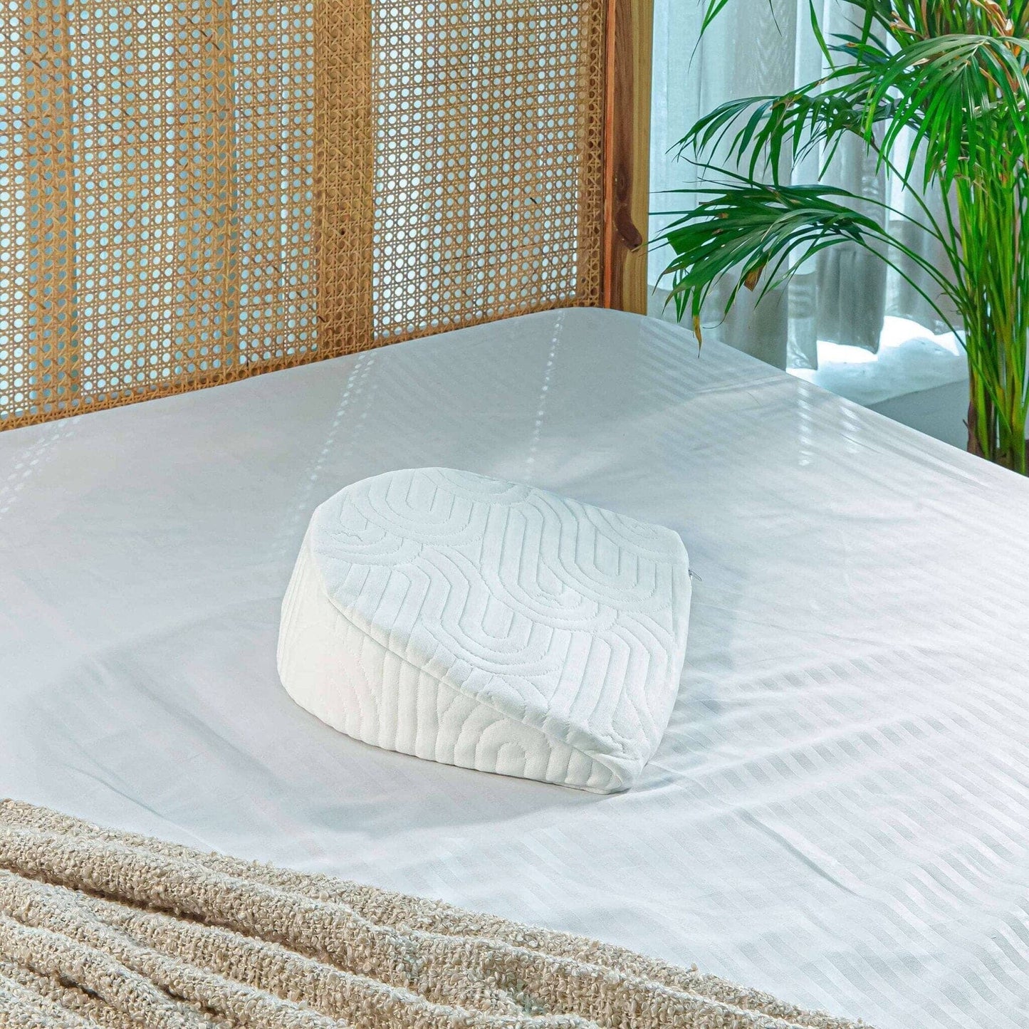 Blissful Bump Embrace Pregnancy Pillow The White Willow Creamy Calm