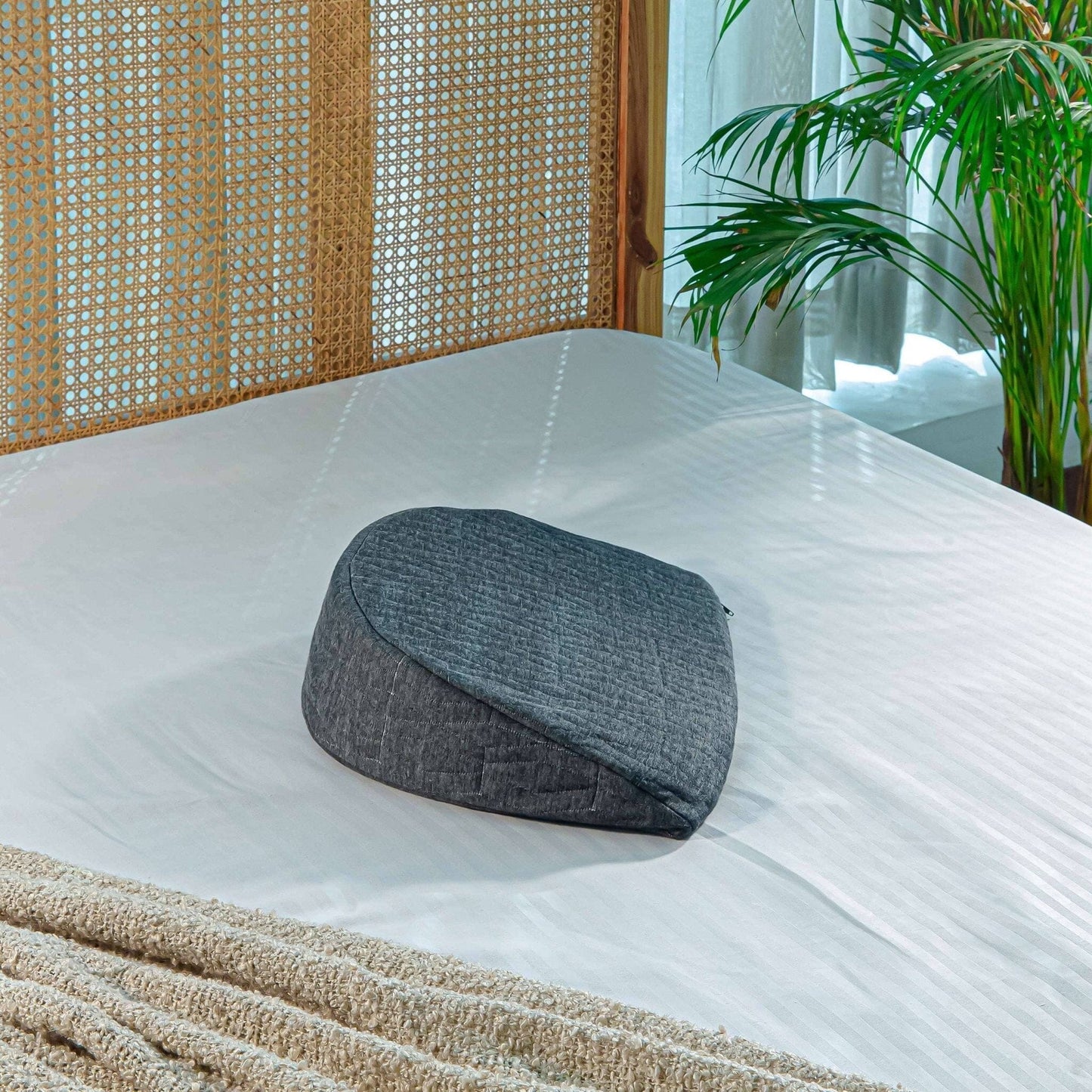 Blissful Bump Embrace Pregnancy Pillow The White Willow Midnight Serene