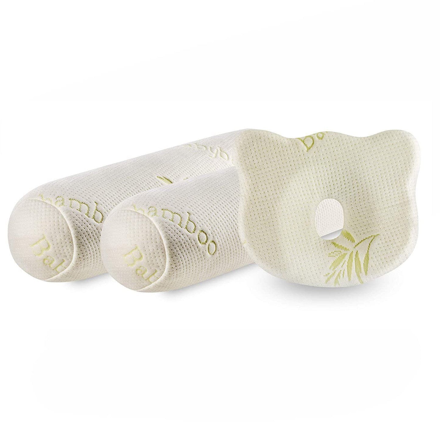 Bumblebee - Memory Foam Set of 2 Baby Bolster & Head Support Pillow - Soft Combo-0-12 Months-Baby-Pillow The White Willow