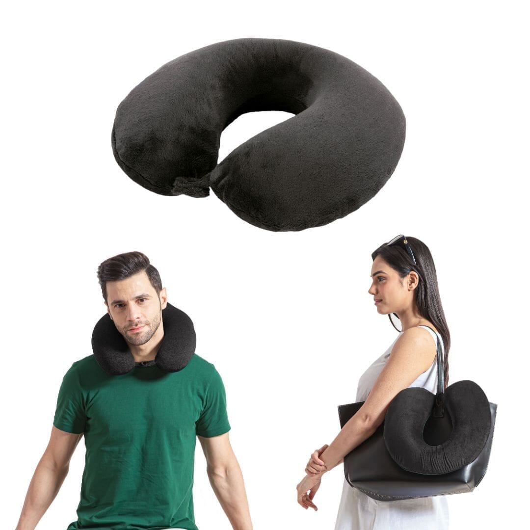 Classic Comfort Travel Pillow Travel Pillow The White Willow Black 1
