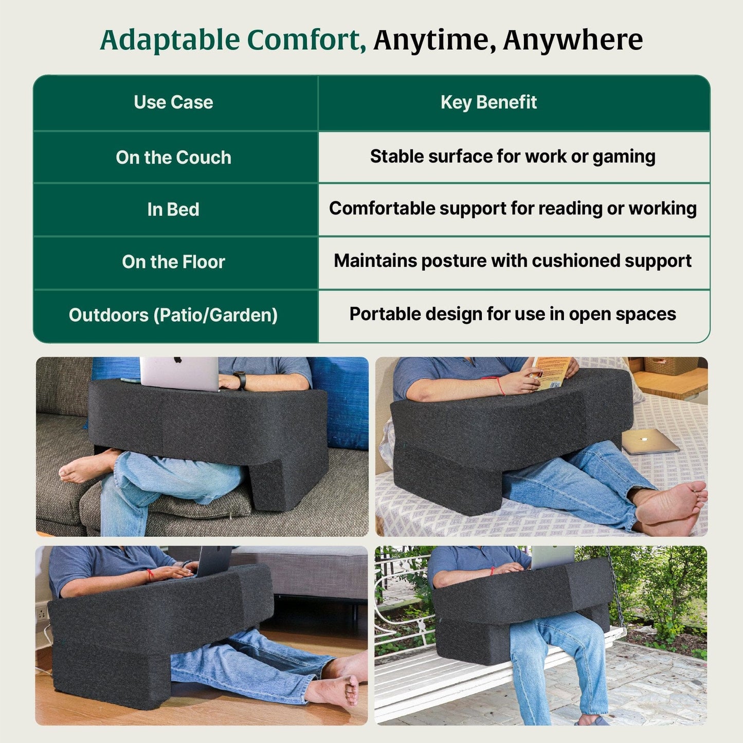 ComfortPro Lap Desk Pillow Lap Desks The White Willow
