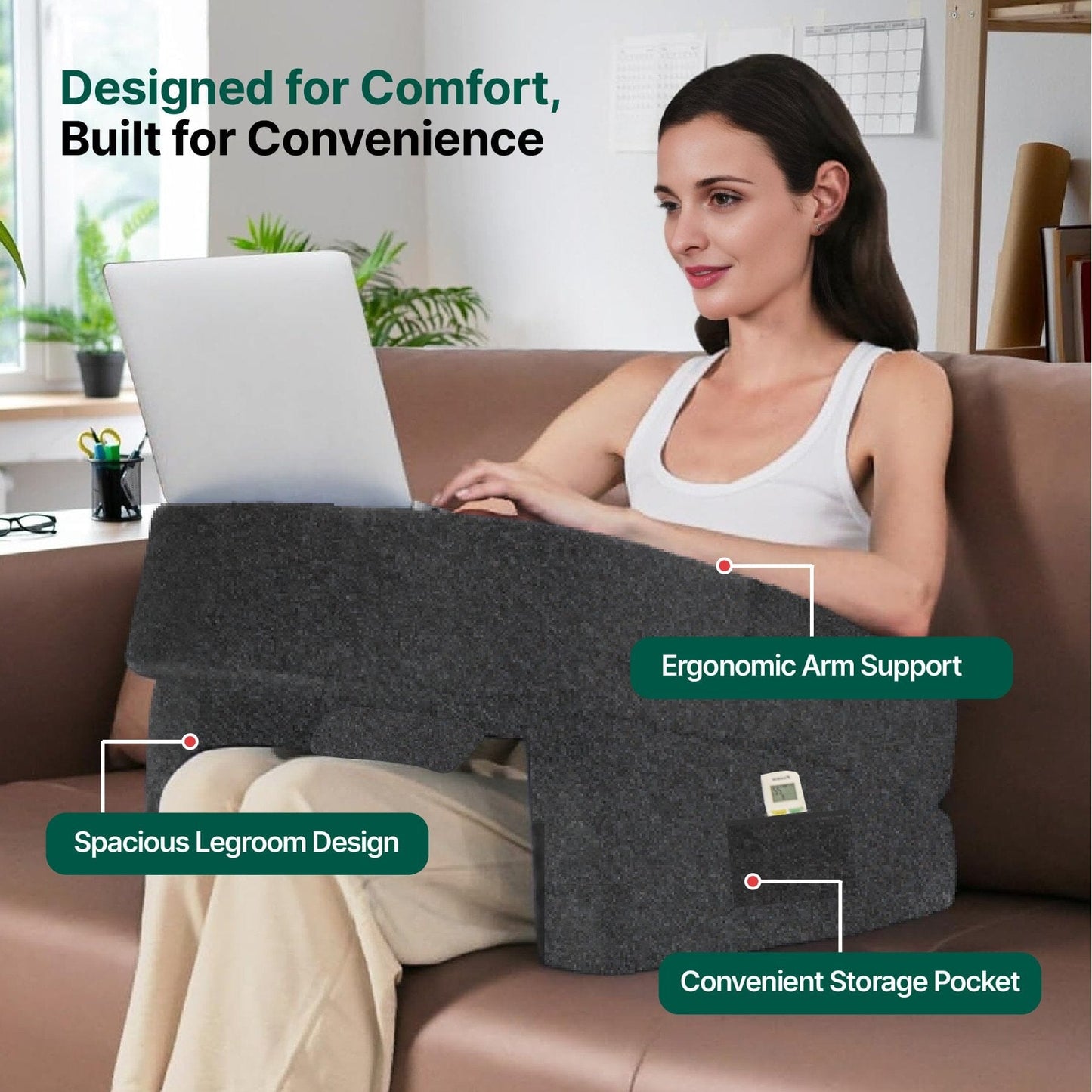 ComfortPro Lap Desk Pillow Lap Desks The White Willow