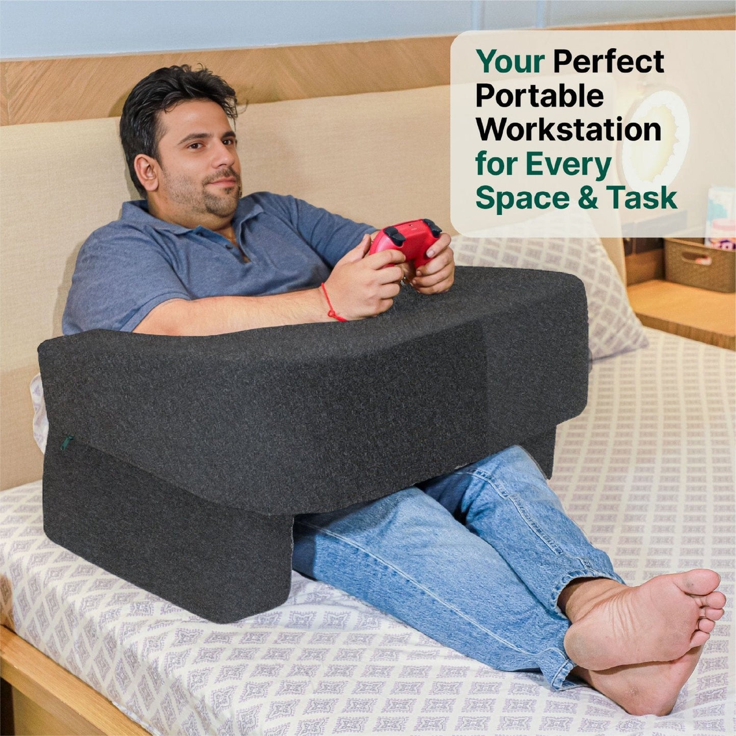 ComfortPro Lap Desk Pillow Lap Desks The White Willow Midnight Serene Large