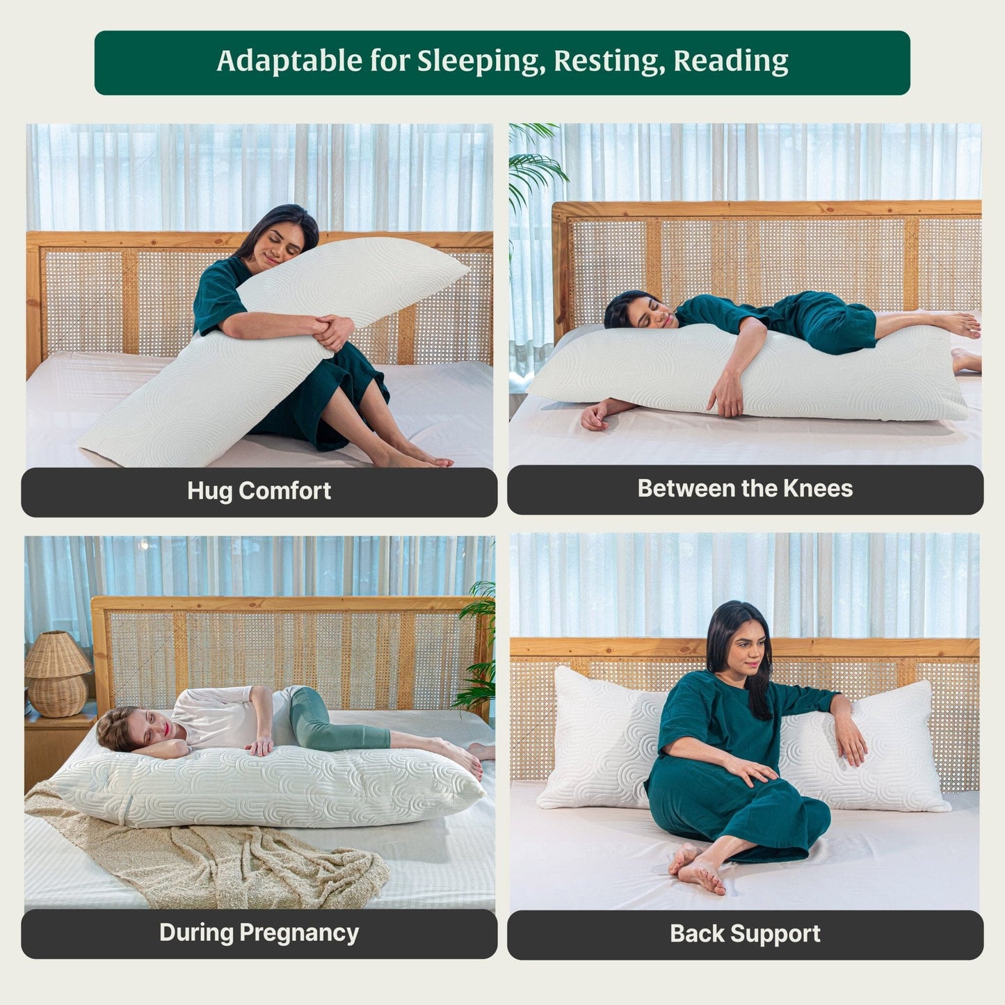 Comfy Nest Full Body Pillow Body Pillow The White Willow