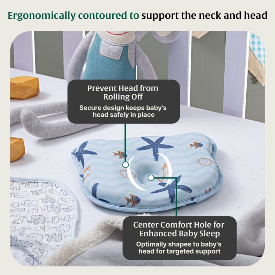 Cradle Cloud Baby Pillow Baby-0-12 Months-Pillow The White Willow