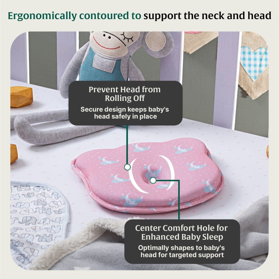 Cradle Cloud Baby Pillow Baby-0-12 Months-Pillow The White Willow