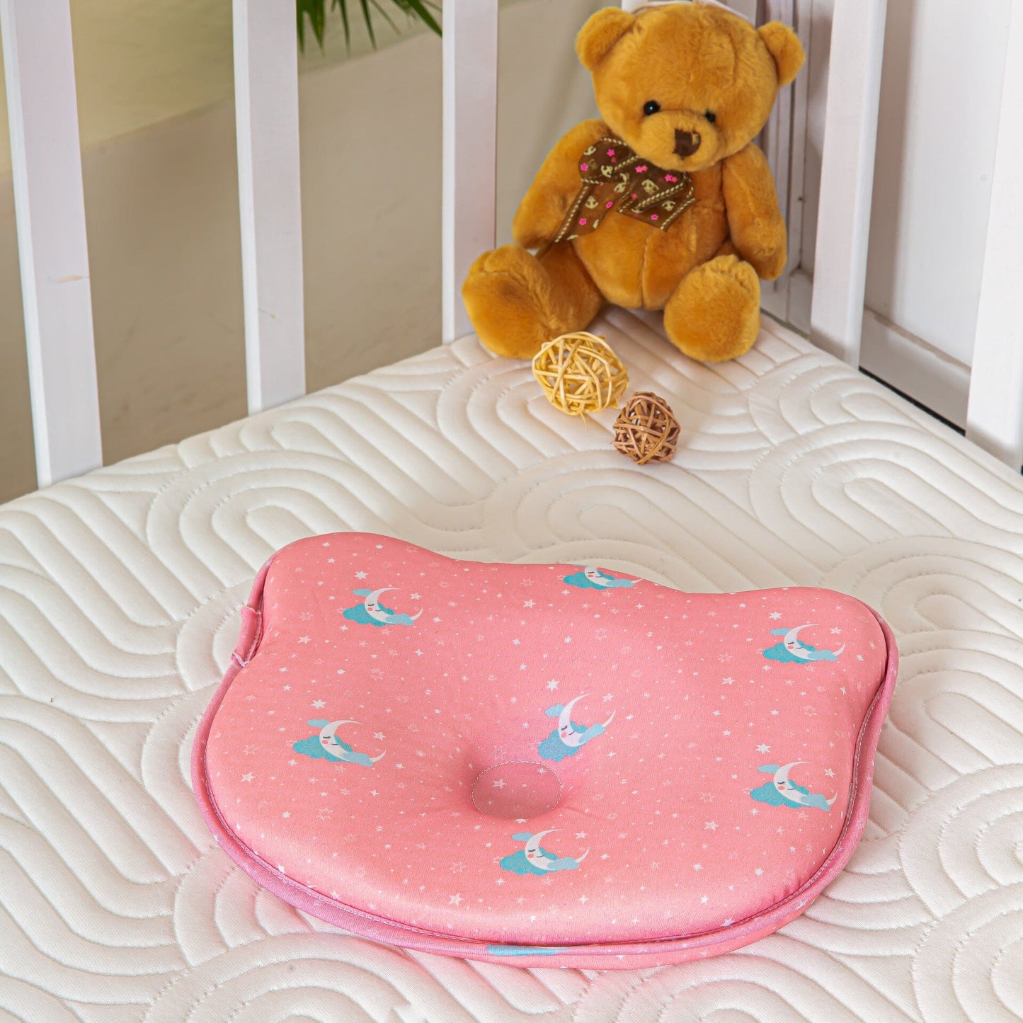 Cradle Cloud Baby Pillow Baby-0-12 Months-Pillow The White Willow Pink
