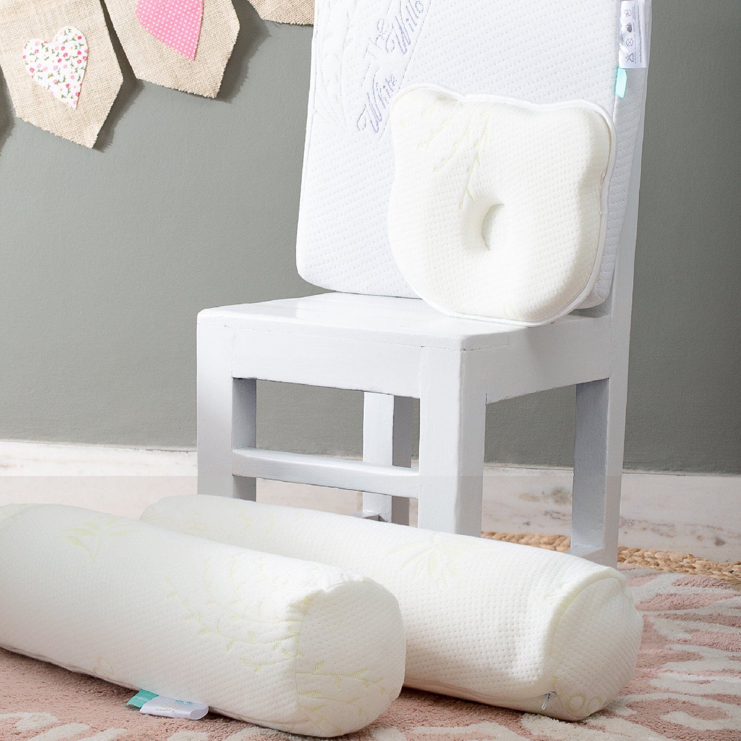 Cuddles - Baby Specialized Support Combo - Medium Firm Combo-0-12 Months-Baby-Pillow The White Willow