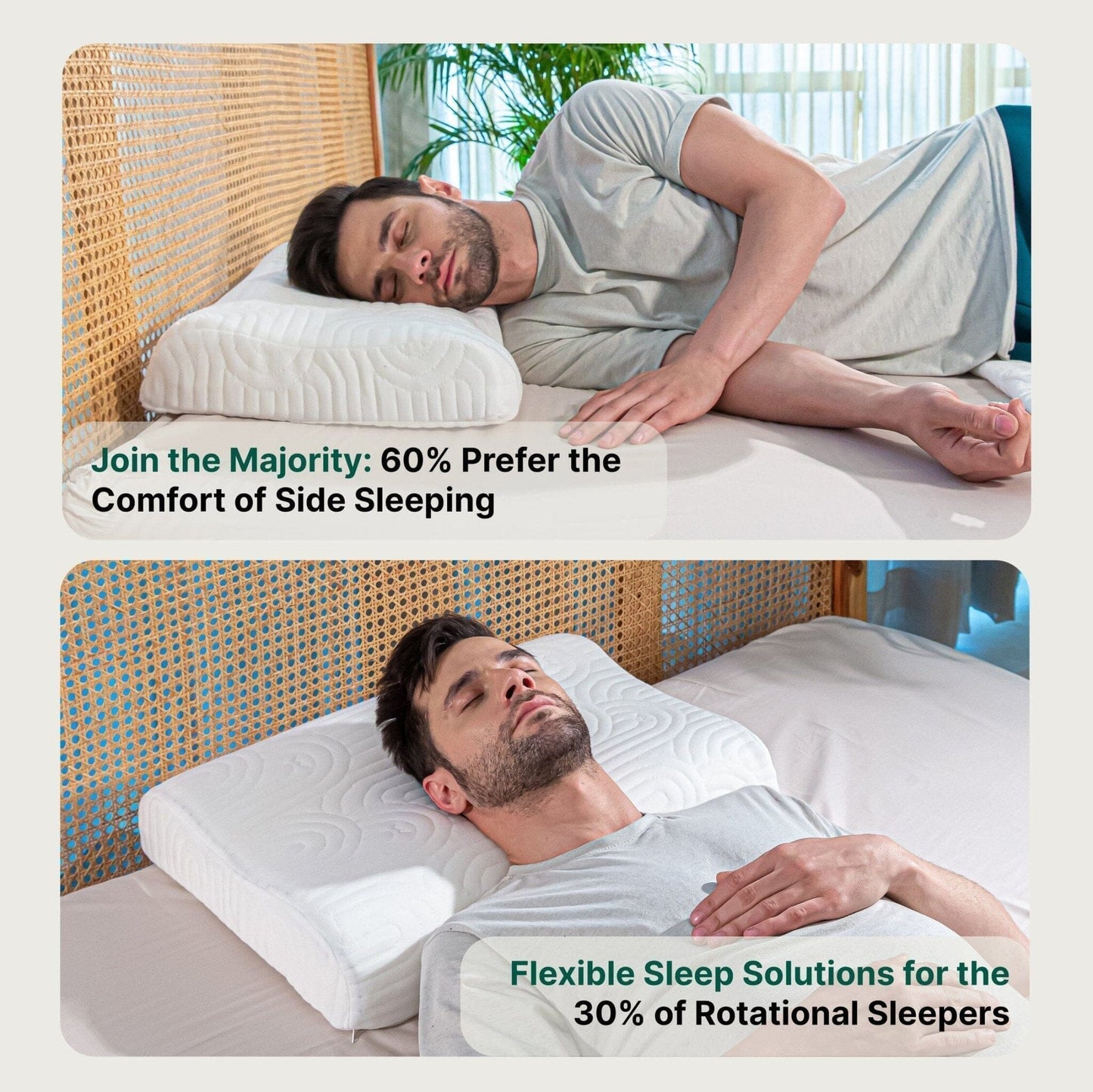 DualRest Side & Back Support Contour Pillow Contour Pillow The White Willow