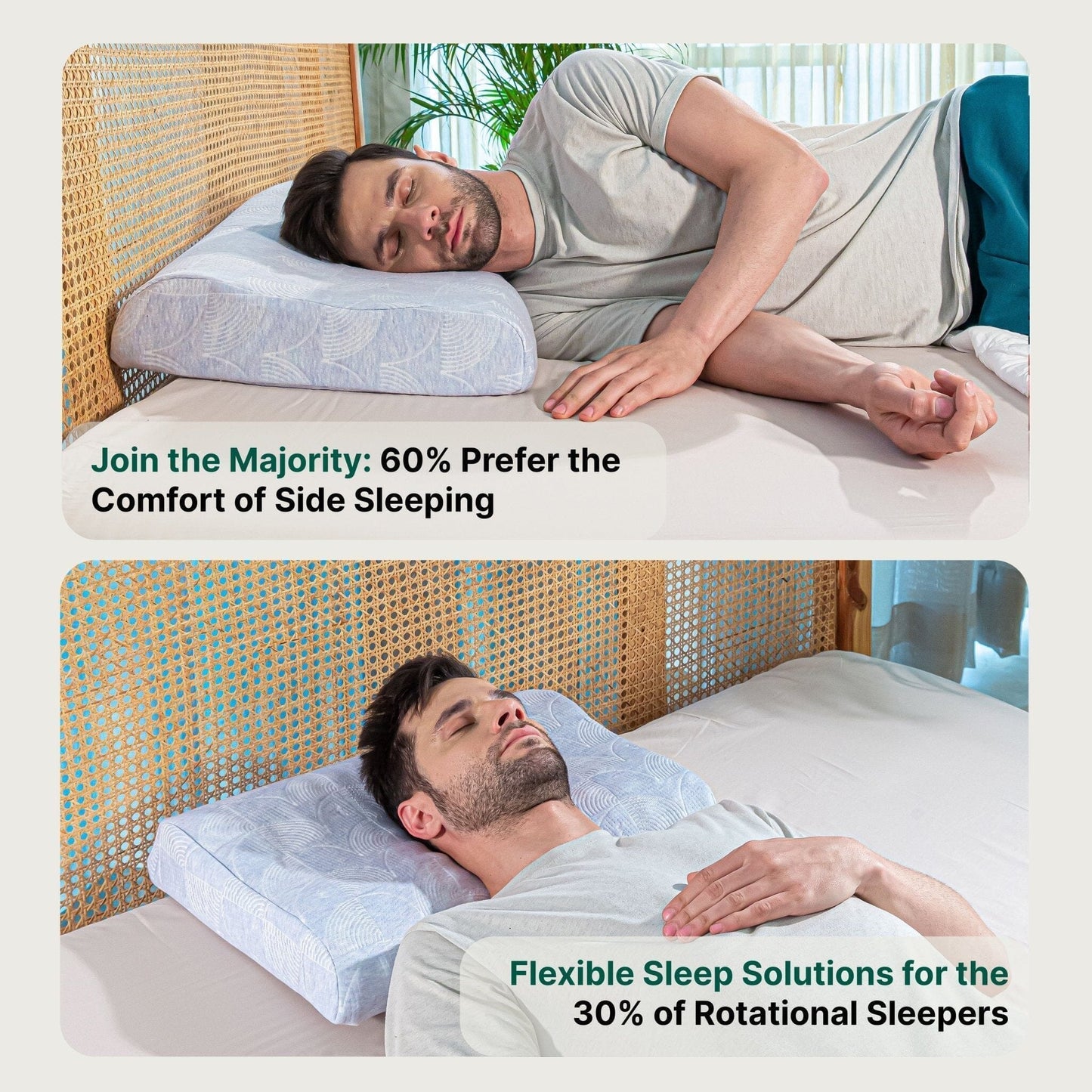 DualRest Side & Back Support Contour Pillow Contour Pillow The White Willow