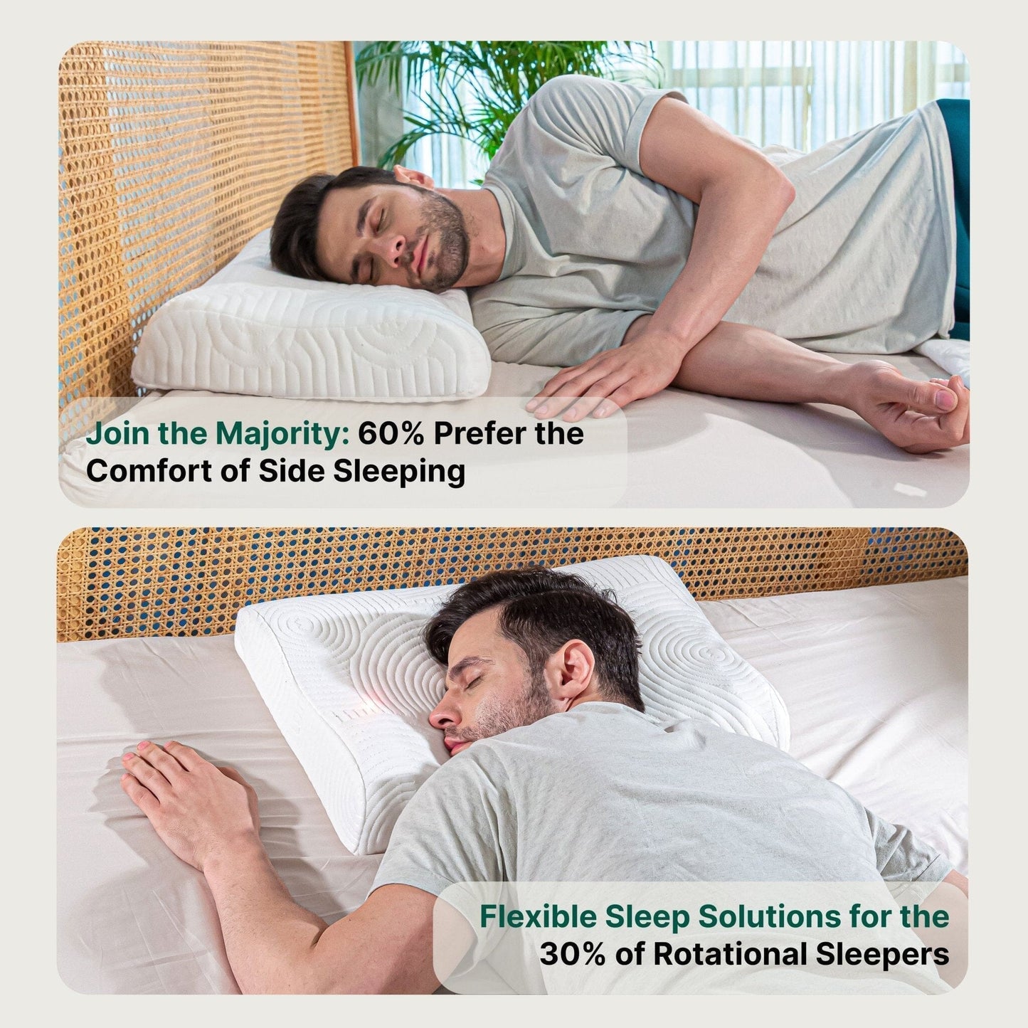 DualRest Side & Back Support Contour Pillow Contour Pillow The White Willow