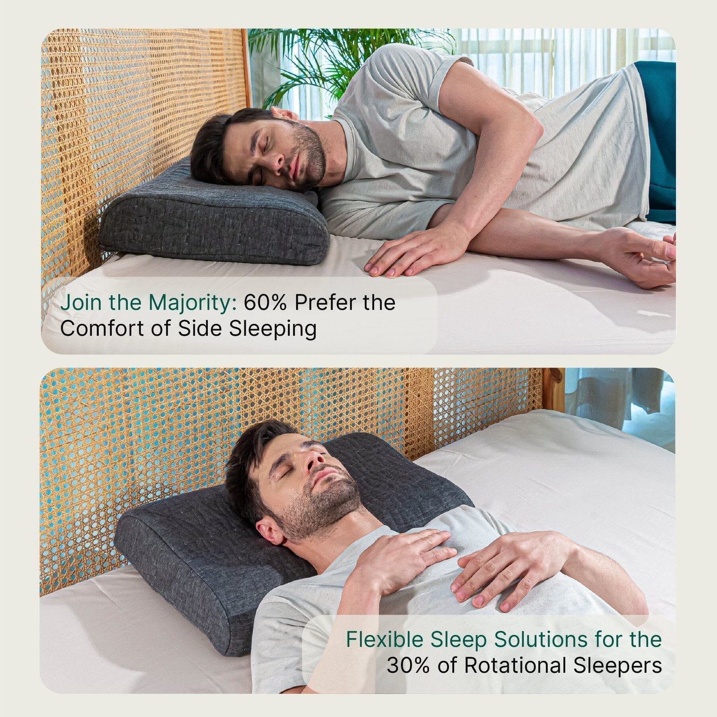DualRest Side & Back Support Contour Pillow Contour Pillow The White Willow