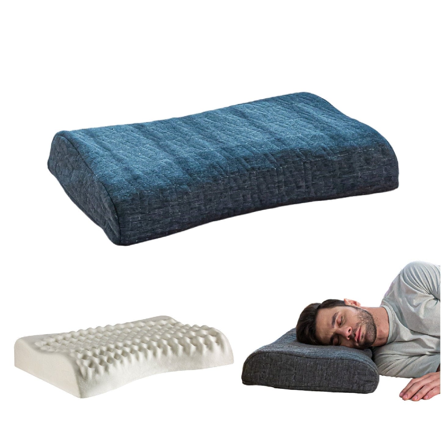 DualRest Side & Back Support Contour Pillow Contour Pillow The White Willow Midnight Serene
