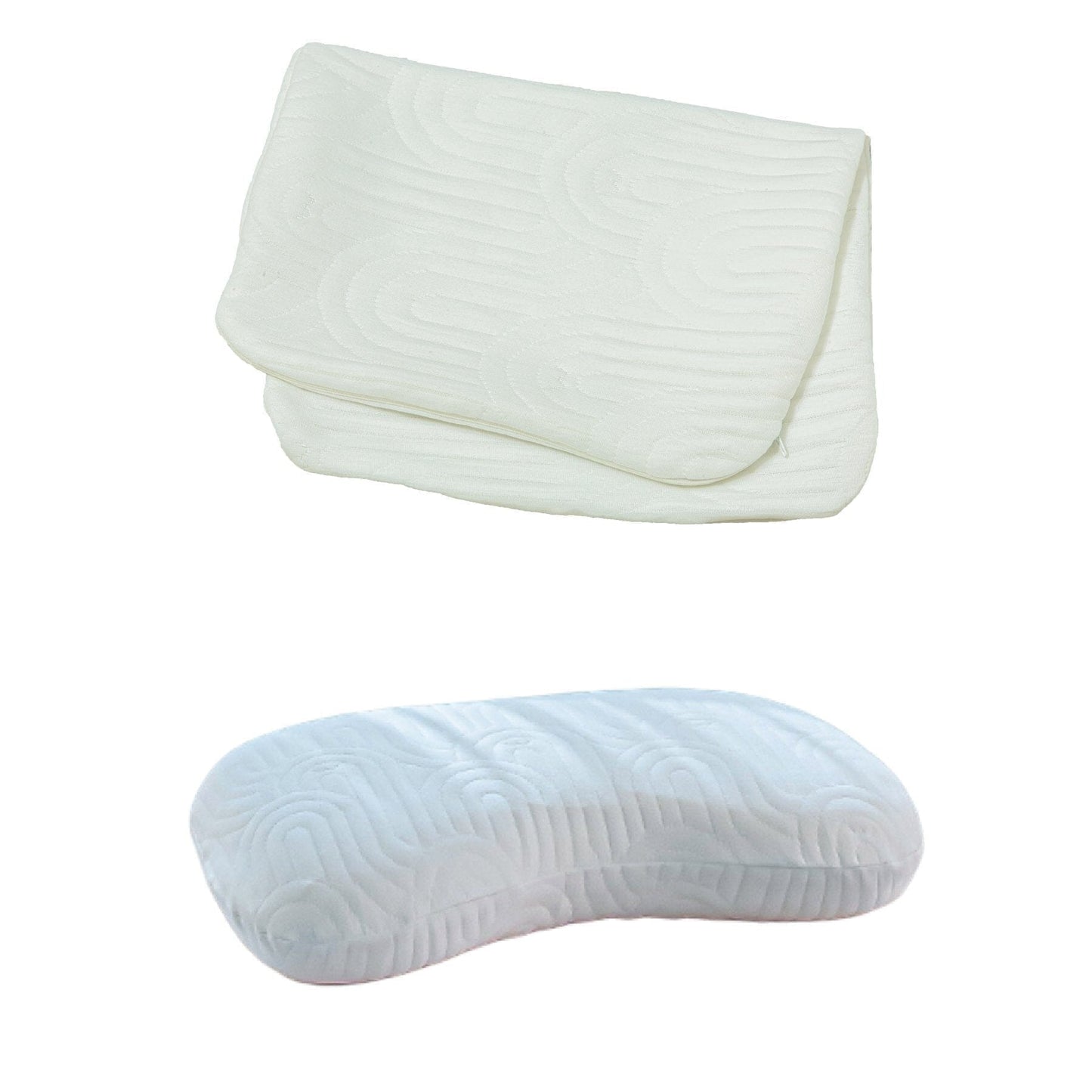 Eclipse Neck Comfort Pillow Cover Only Pillow Cover The White Willow