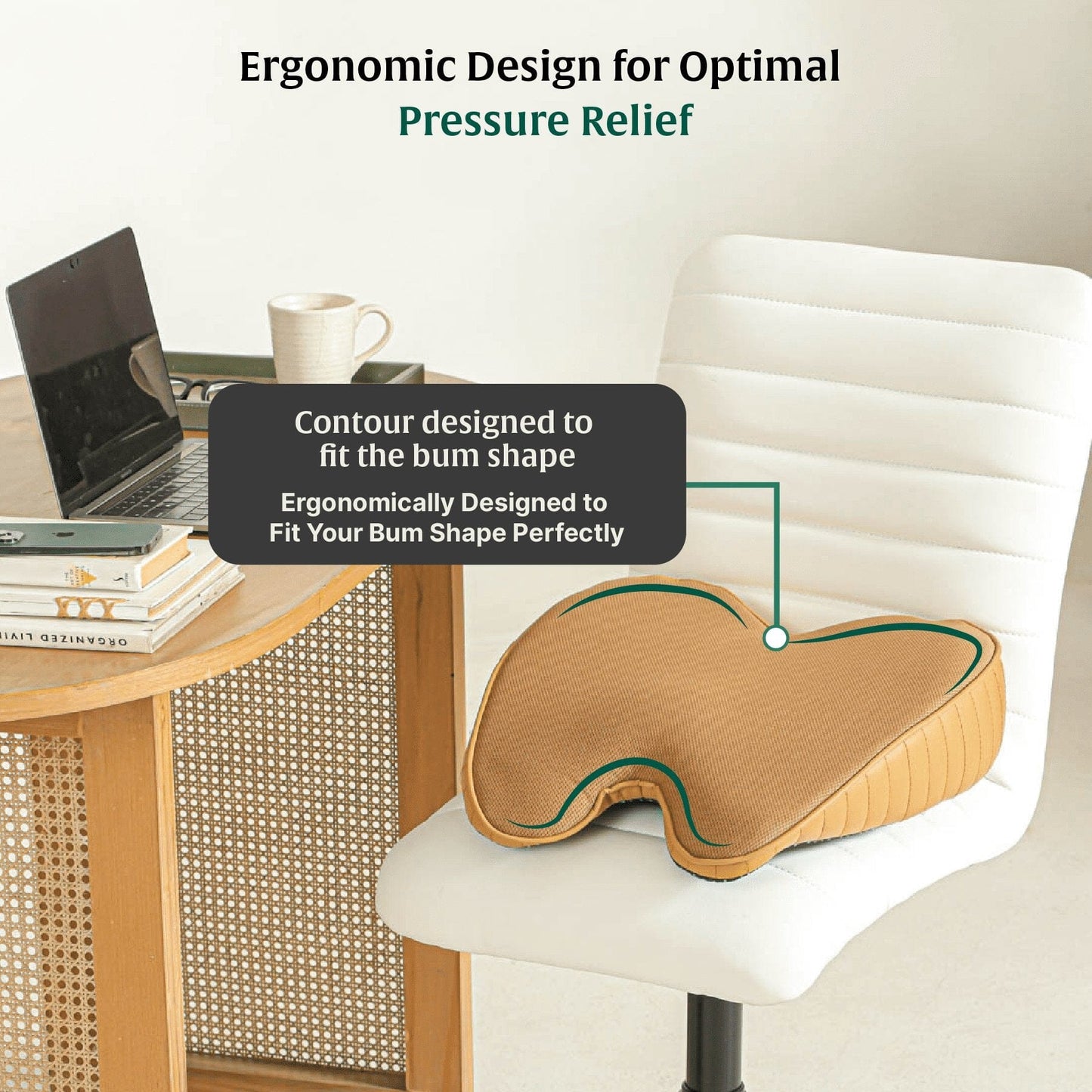 ErgoBum Seat Cushion Seat Cushion The White Willow