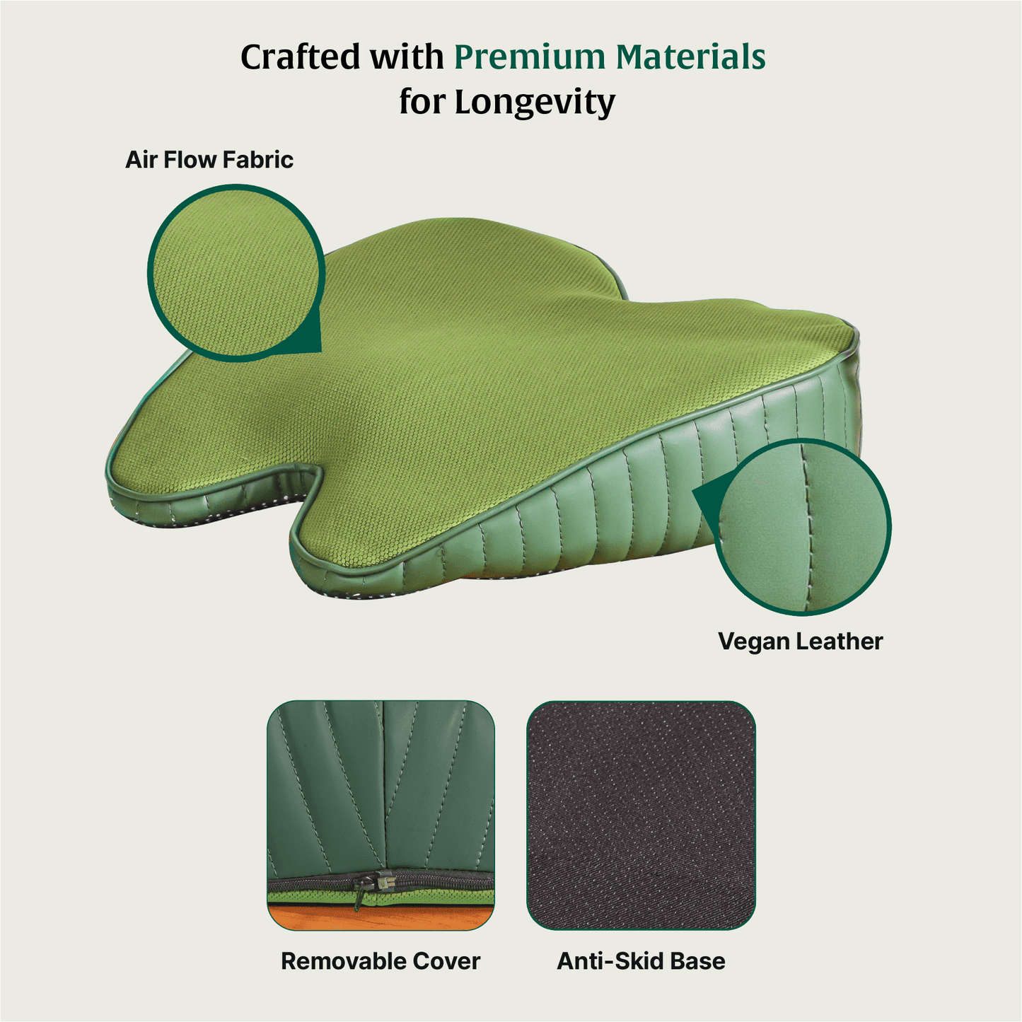 ErgoBum Seat Cushion Seat Cushion The White Willow