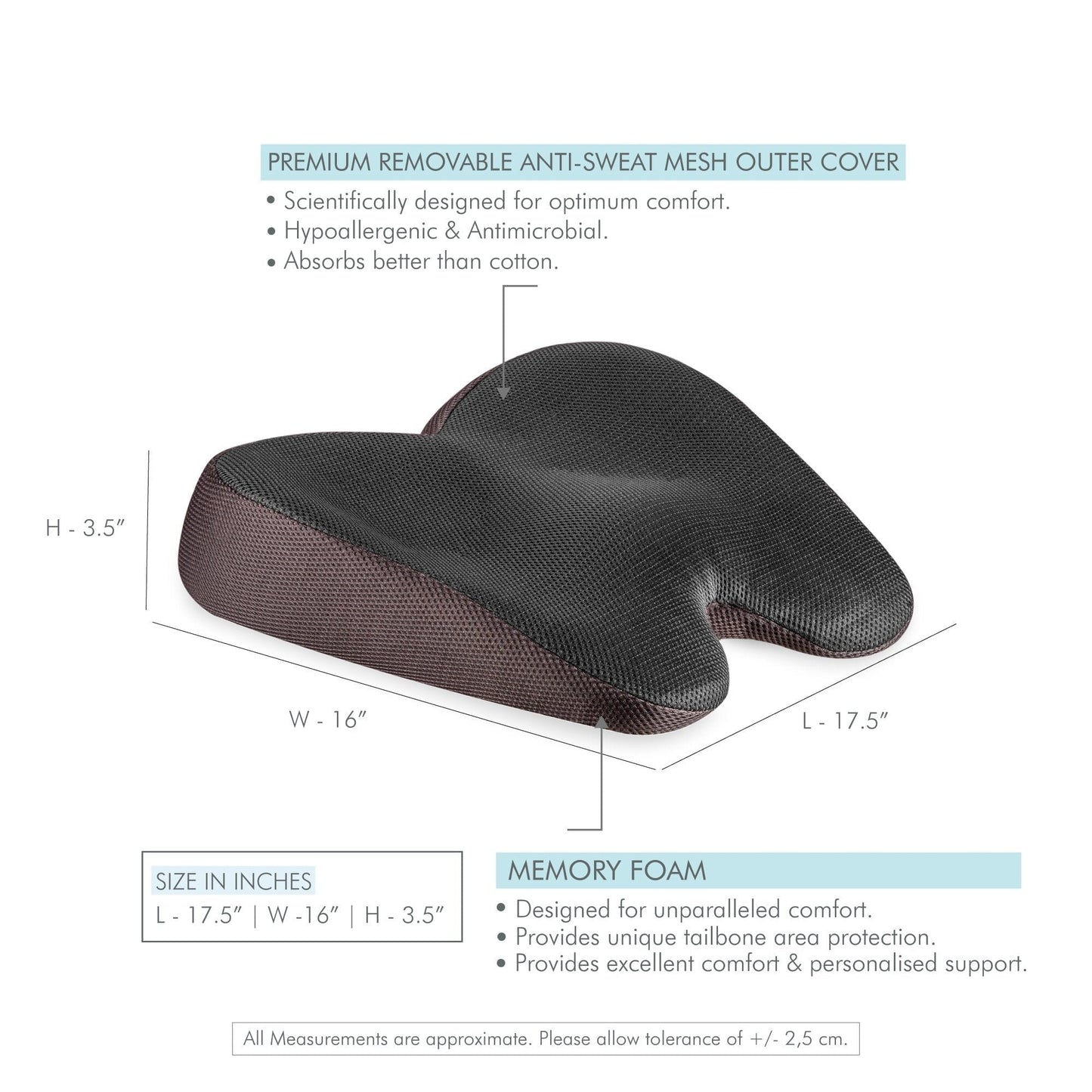 ErgoBum Seat Cushion Seat Cushion The White Willow