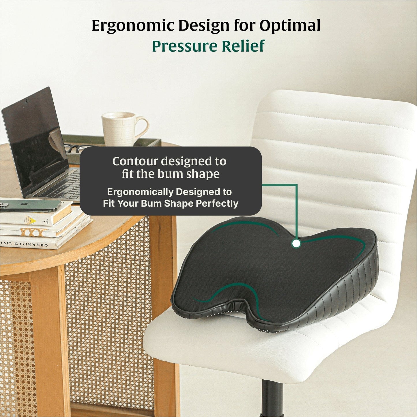 ErgoBum Seat Cushion Seat Cushion The White Willow