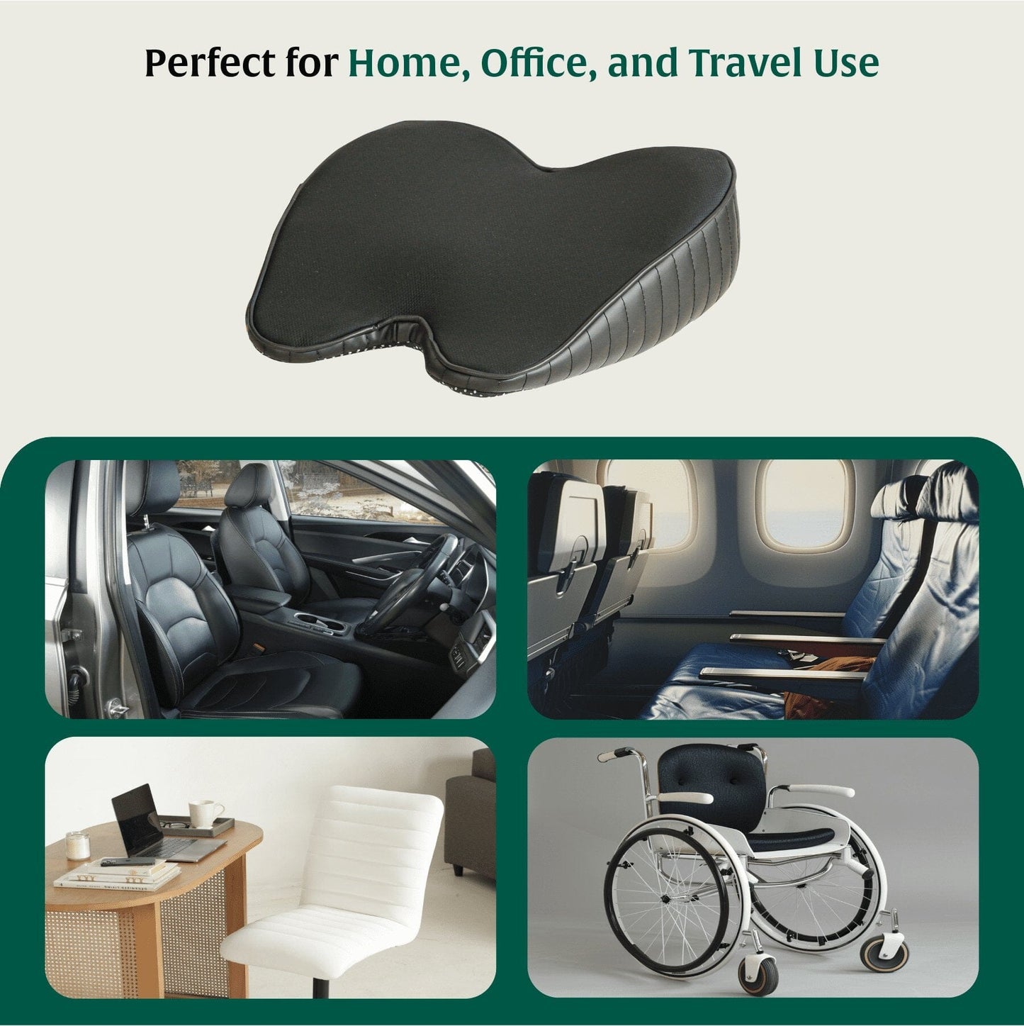 ErgoBum Seat Cushion Seat Cushion The White Willow