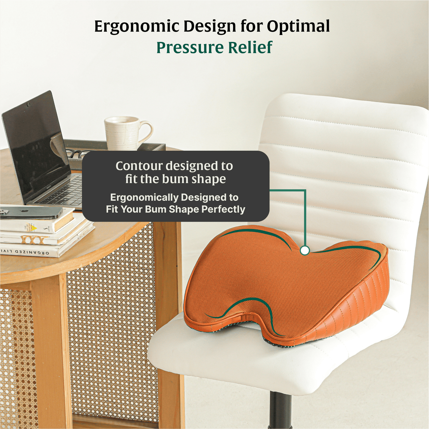 ErgoBum Seat Cushion Seat Cushion The White Willow
