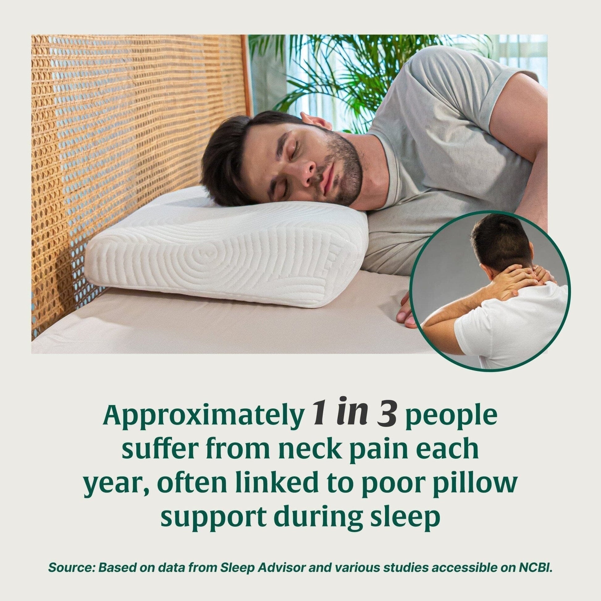 ErgoComfort Sleep Apnea Relief Pillow Contour Pillow The White Willow