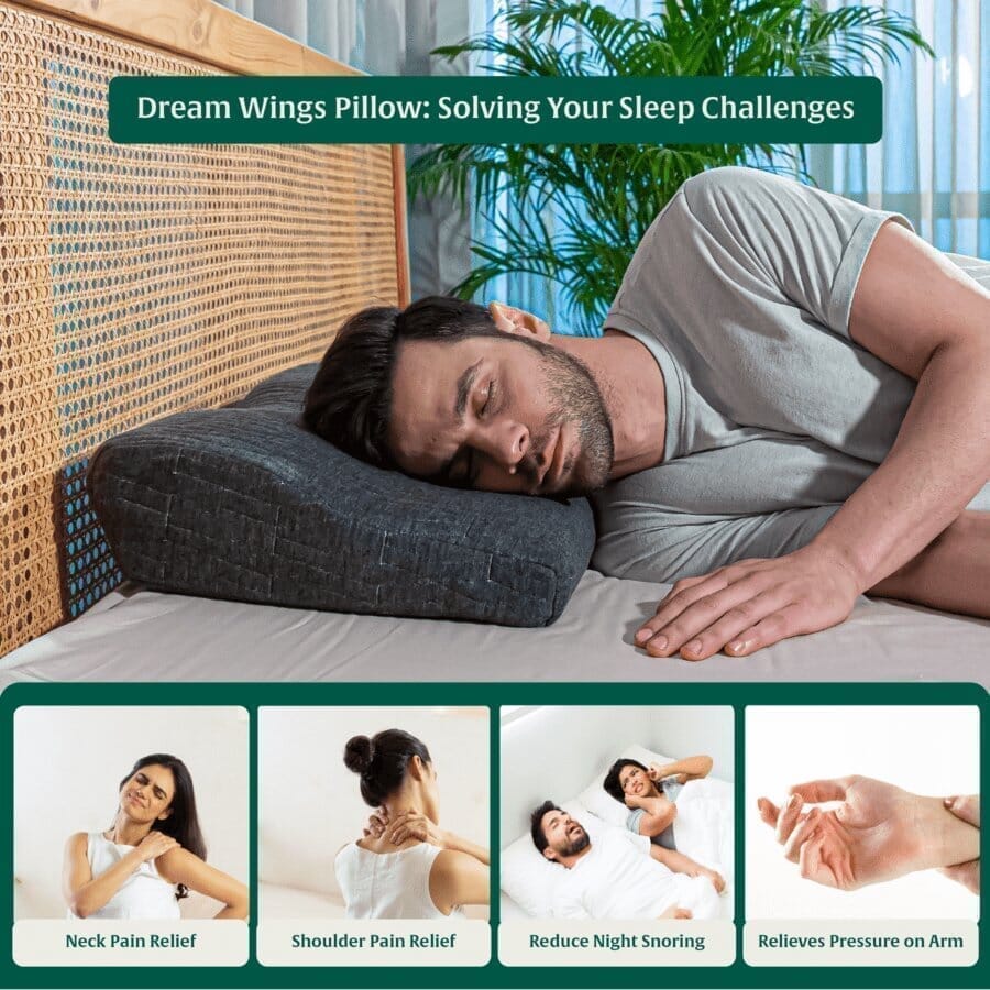 ErgoComfort Sleep Apnea Relief Pillow Contour Pillow The White Willow