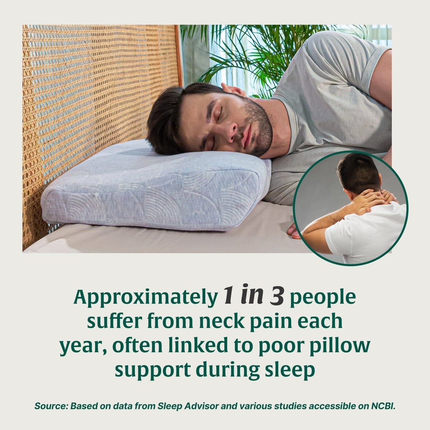 ErgoComfort Sleep Apnea Relief Pillow Contour Pillow The White Willow