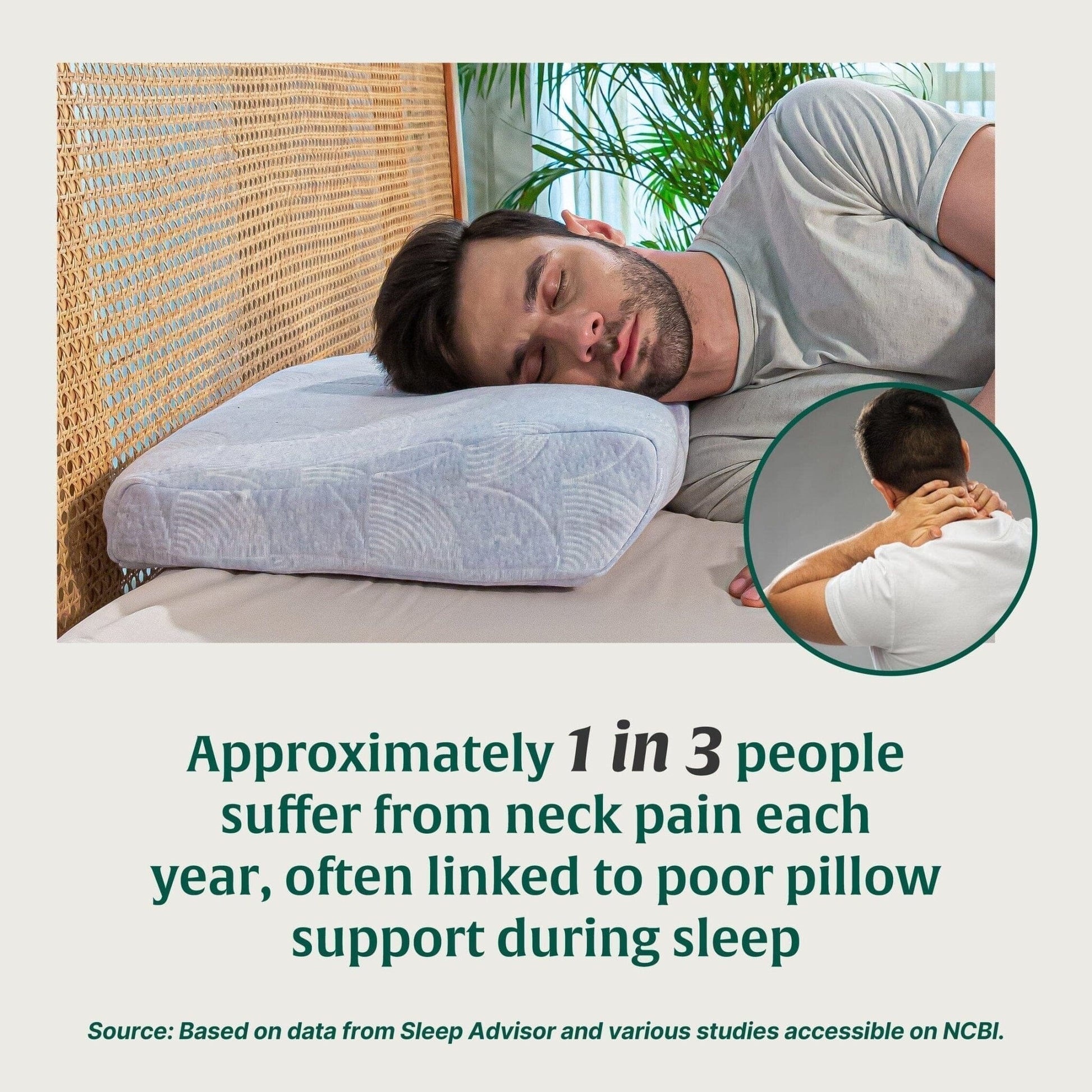 ErgoComfort Sleep Apnea Relief Pillow Contour Pillow The White Willow