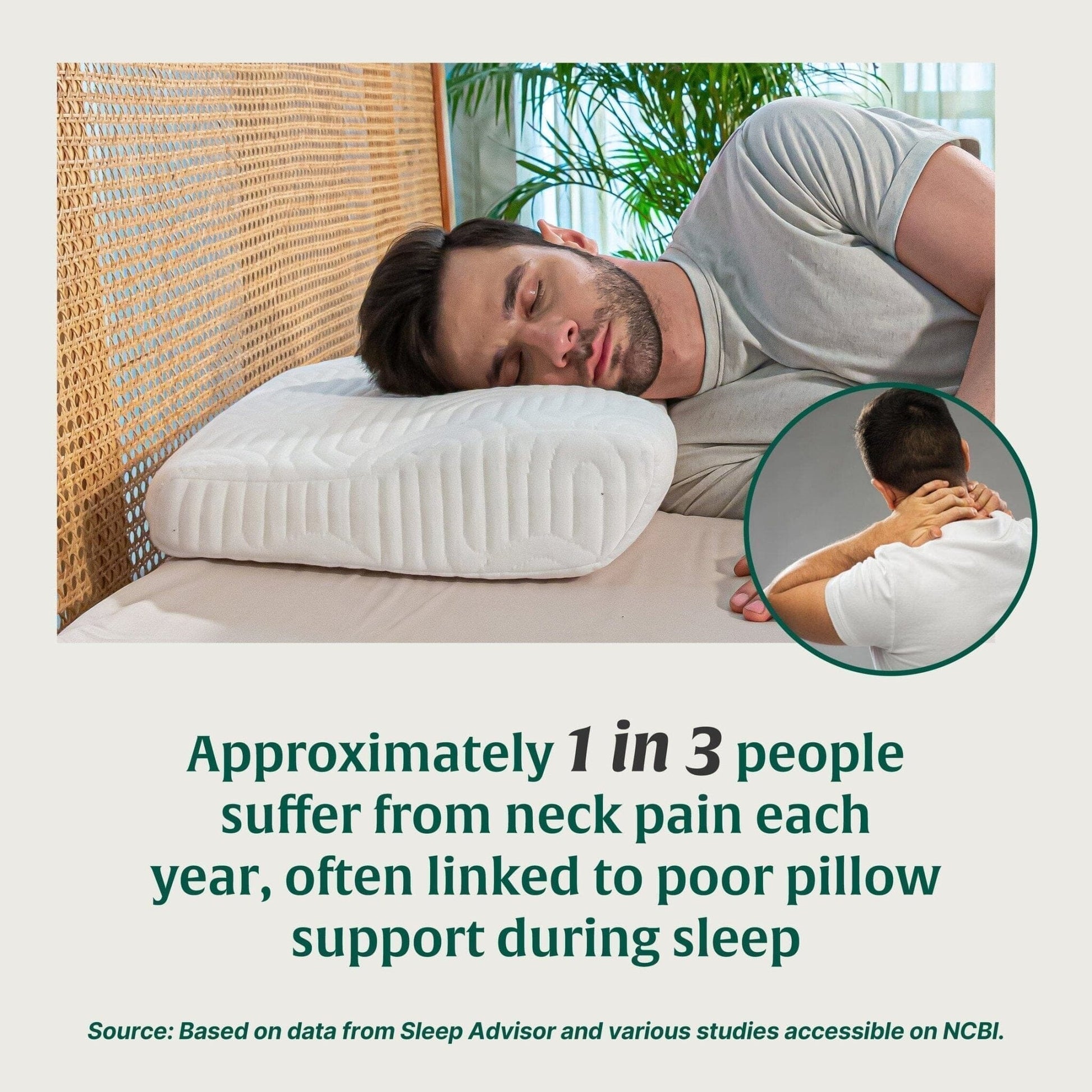 ErgoComfort Sleep Apnea Relief Pillow Contour Pillow The White Willow