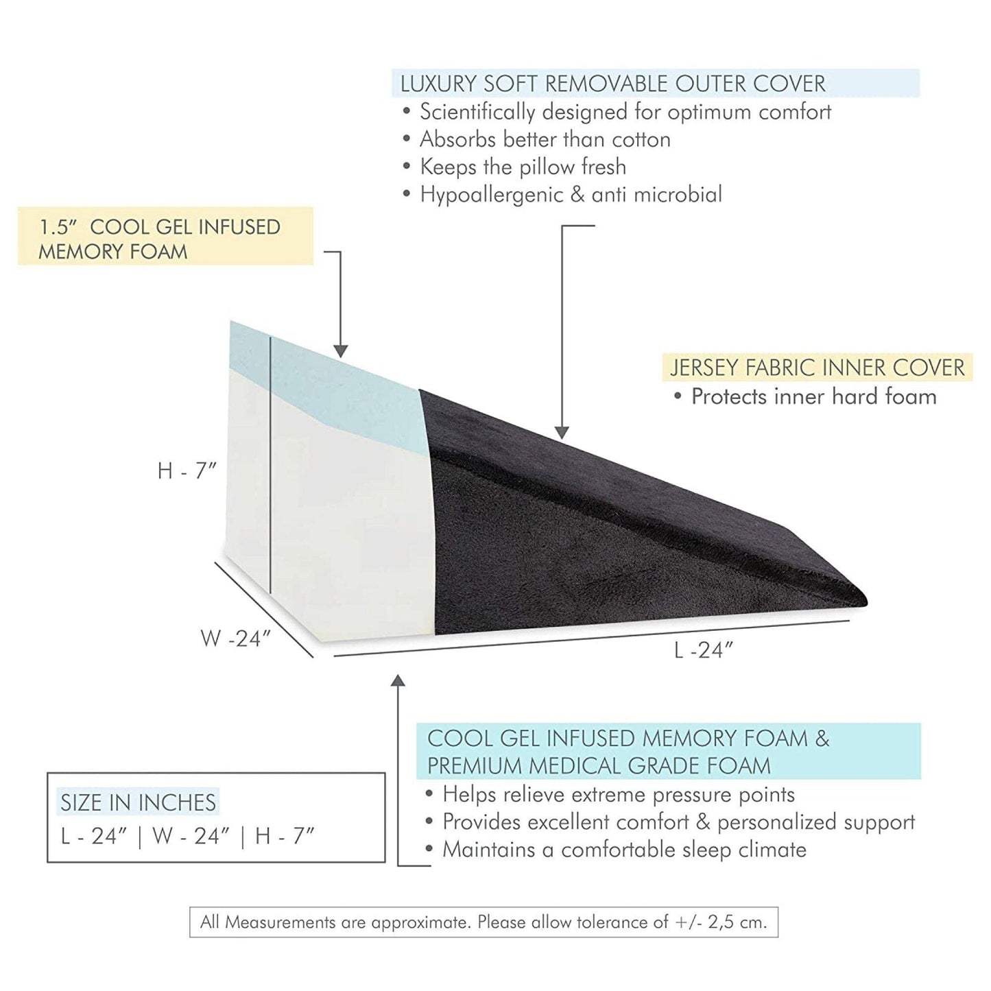 Essentia - Maternity Combo - C Shaped Pregnancy Pillow & Bed Wedge Pillow - Medium Firm Combo-Pregnancy Pillow The White Willow