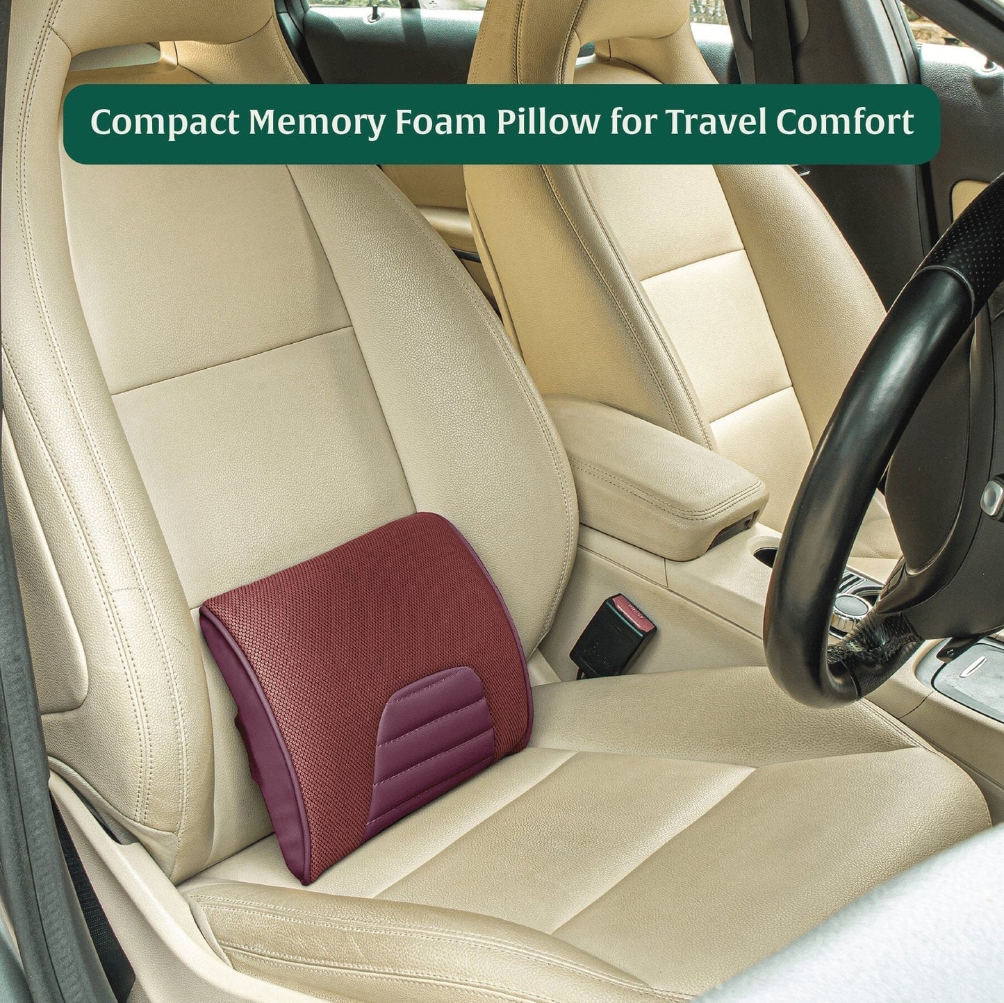 Globetrotter Back Support Pillow Travel Pillow The White Willow