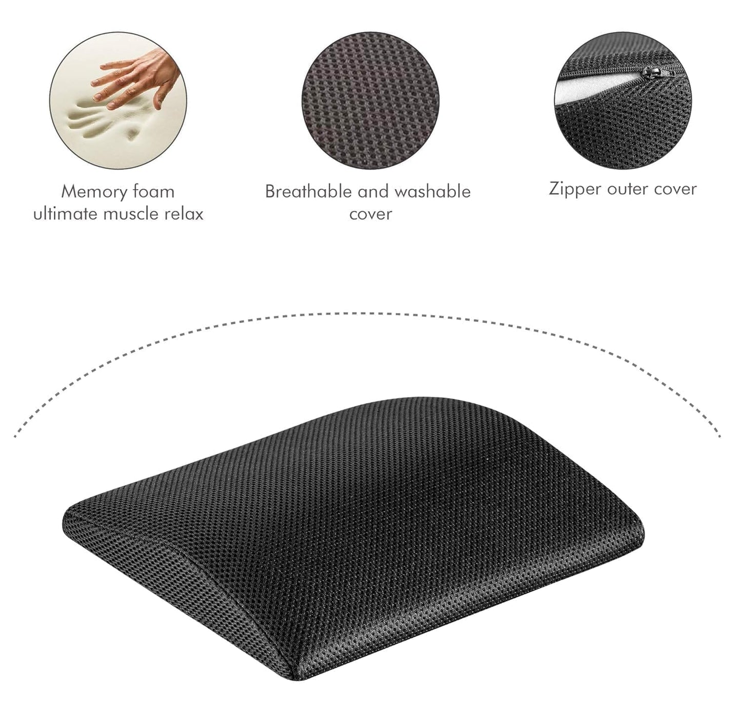 Globetrotter Back Support Pillow Travel Pillow The White Willow