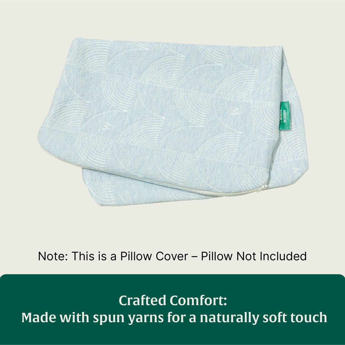 HalfMoon Harmony Knee Pillow Cover Only Pillow Cover The White Willow