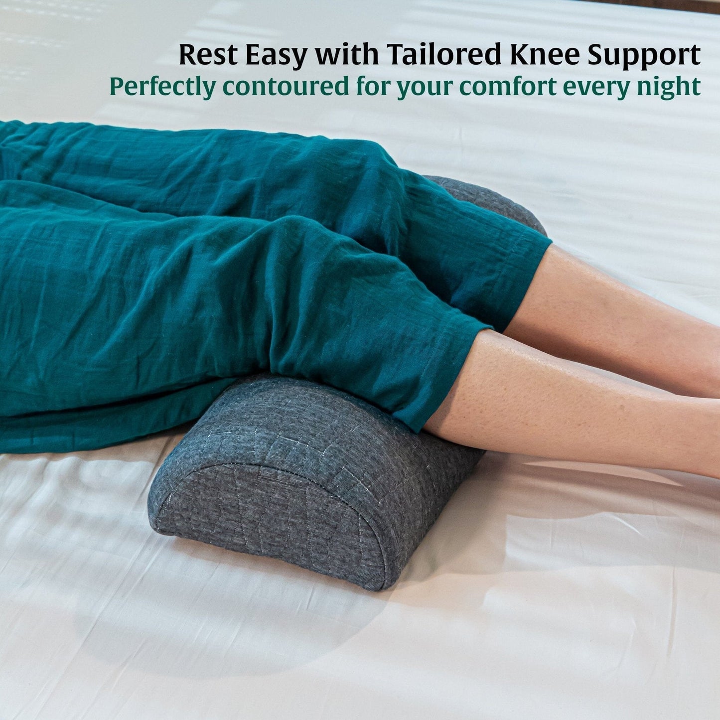 HalfMoon Harmony Knee Pillow Leg Support Pillow The White Willow
