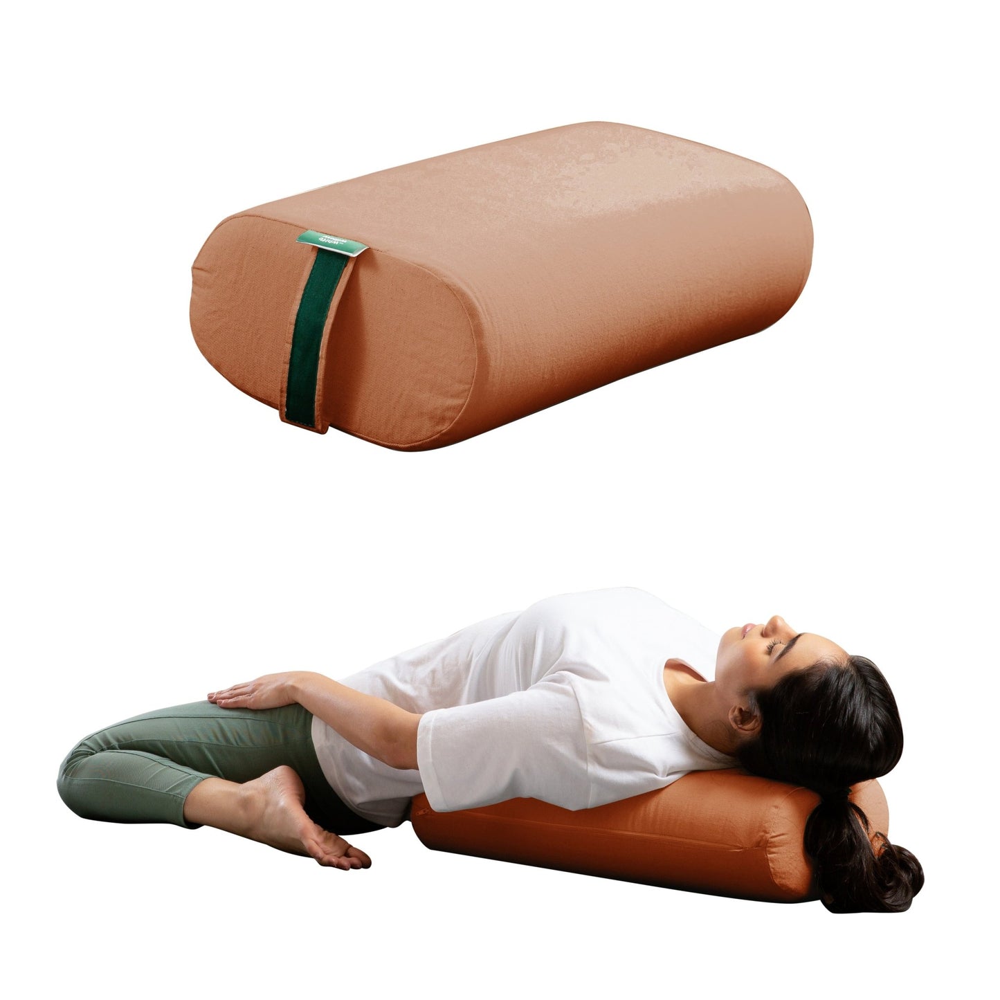 HarmonyFlow Yoga Rectangular Bolster - Regular Pillow - The White Willow