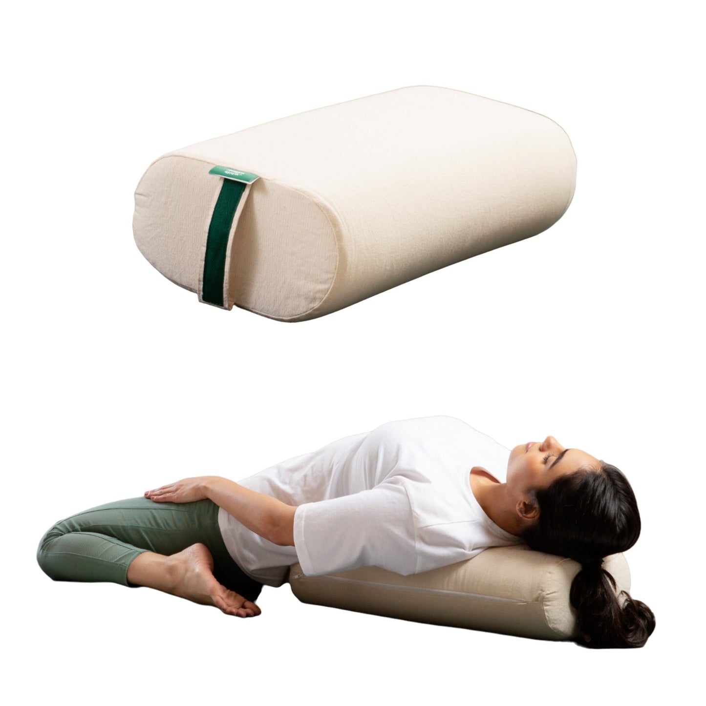 HarmonyFlow Yoga Rectangular Bolster - Regular Pillow - The White Willow
