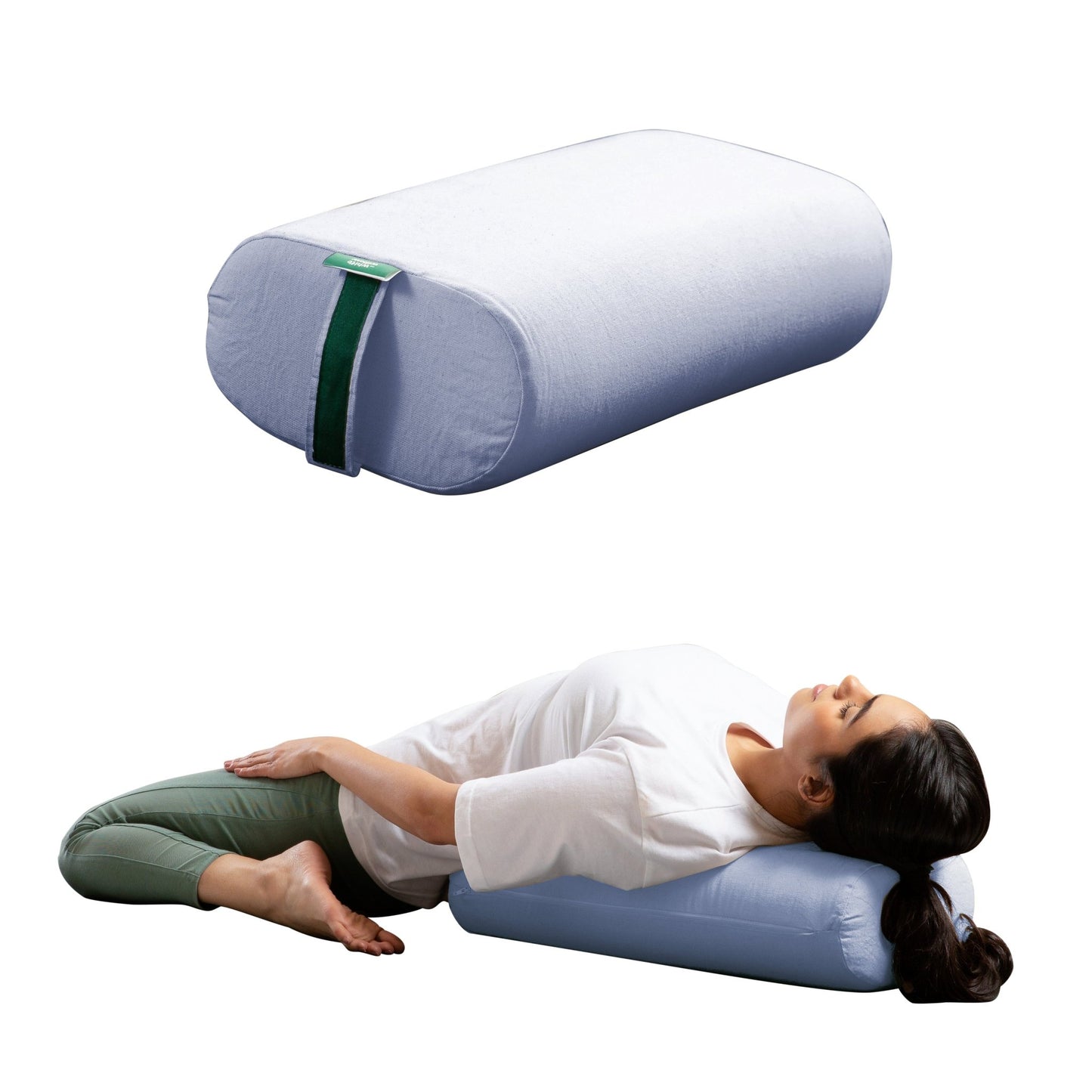 HarmonyFlow Yoga Rectangular Bolster - Regular Pillow - The White Willow