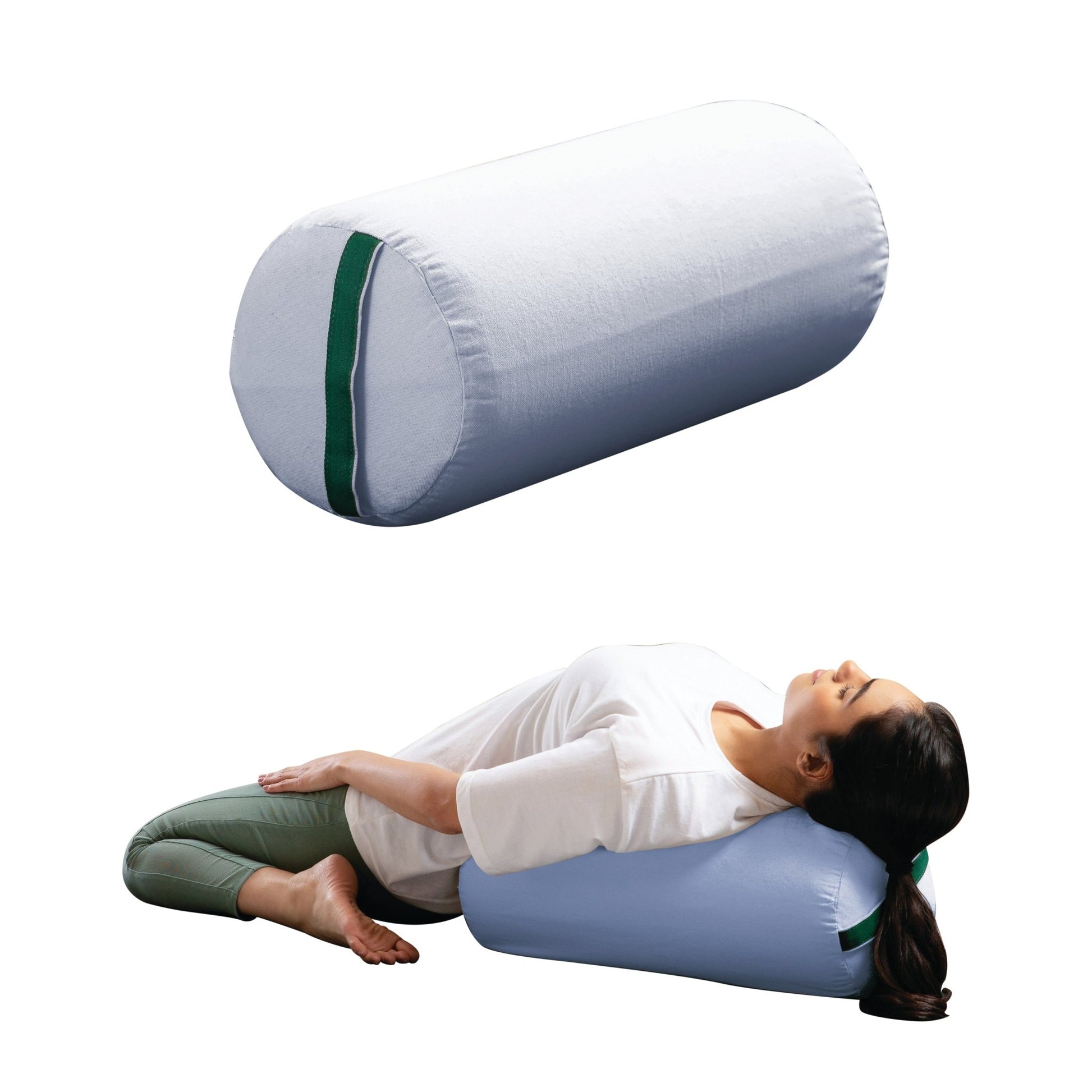 HarmonyFlow Yoga Round Bolster - Regular Pillow - The White Willow