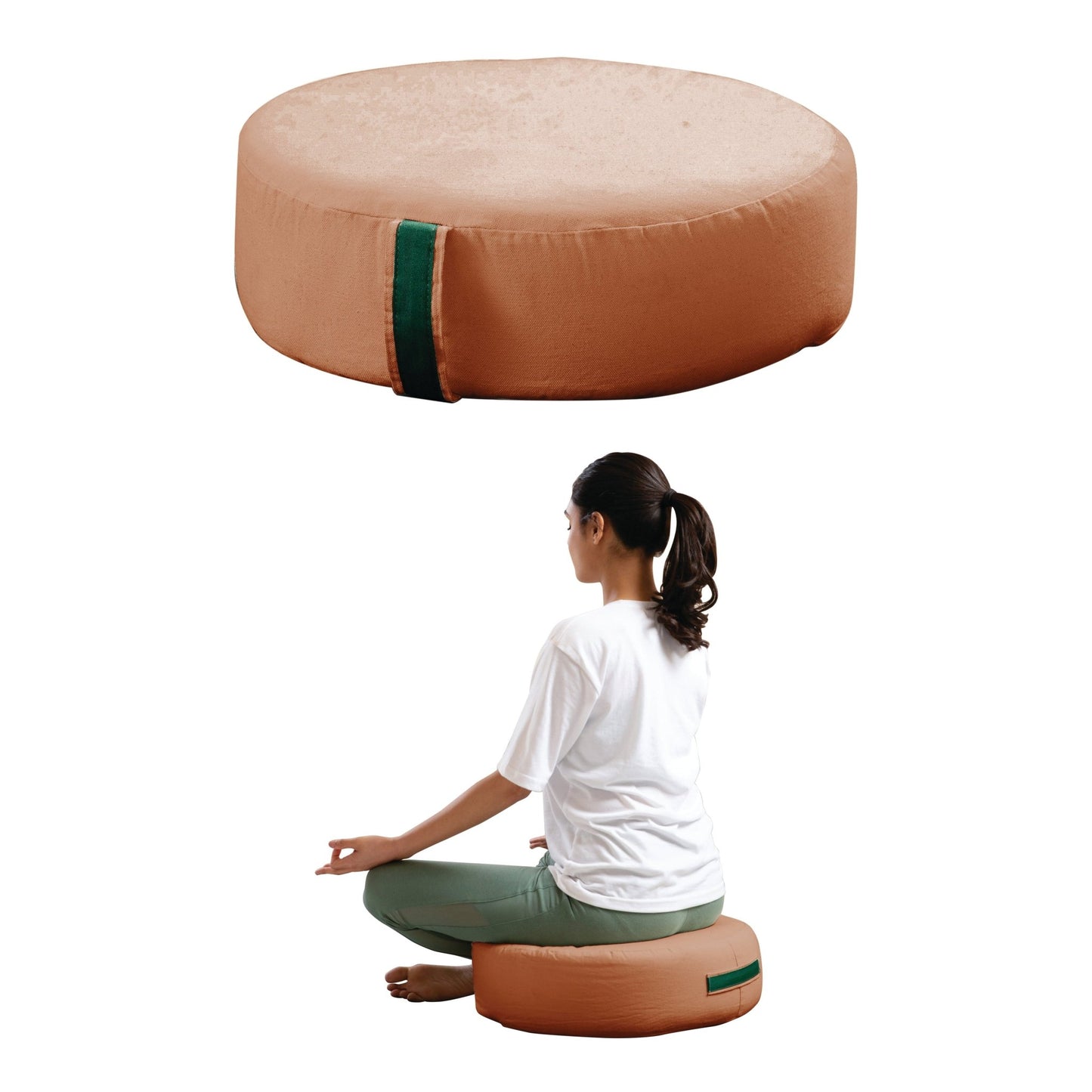 HarmonyFlow Yoga Round Seat Cushion - Regular Pillow - The White Willow