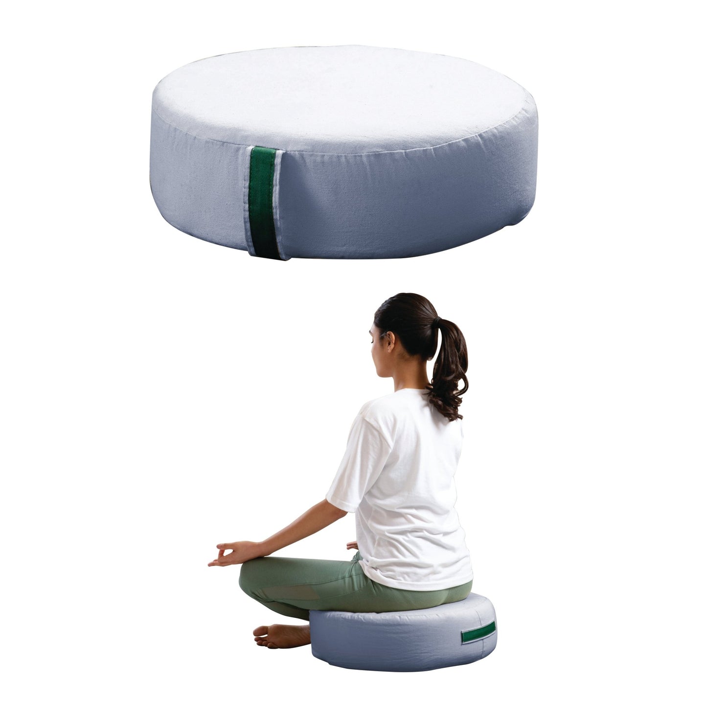 HarmonyFlow Yoga Round Seat Cushion - Regular Pillow - The White Willow