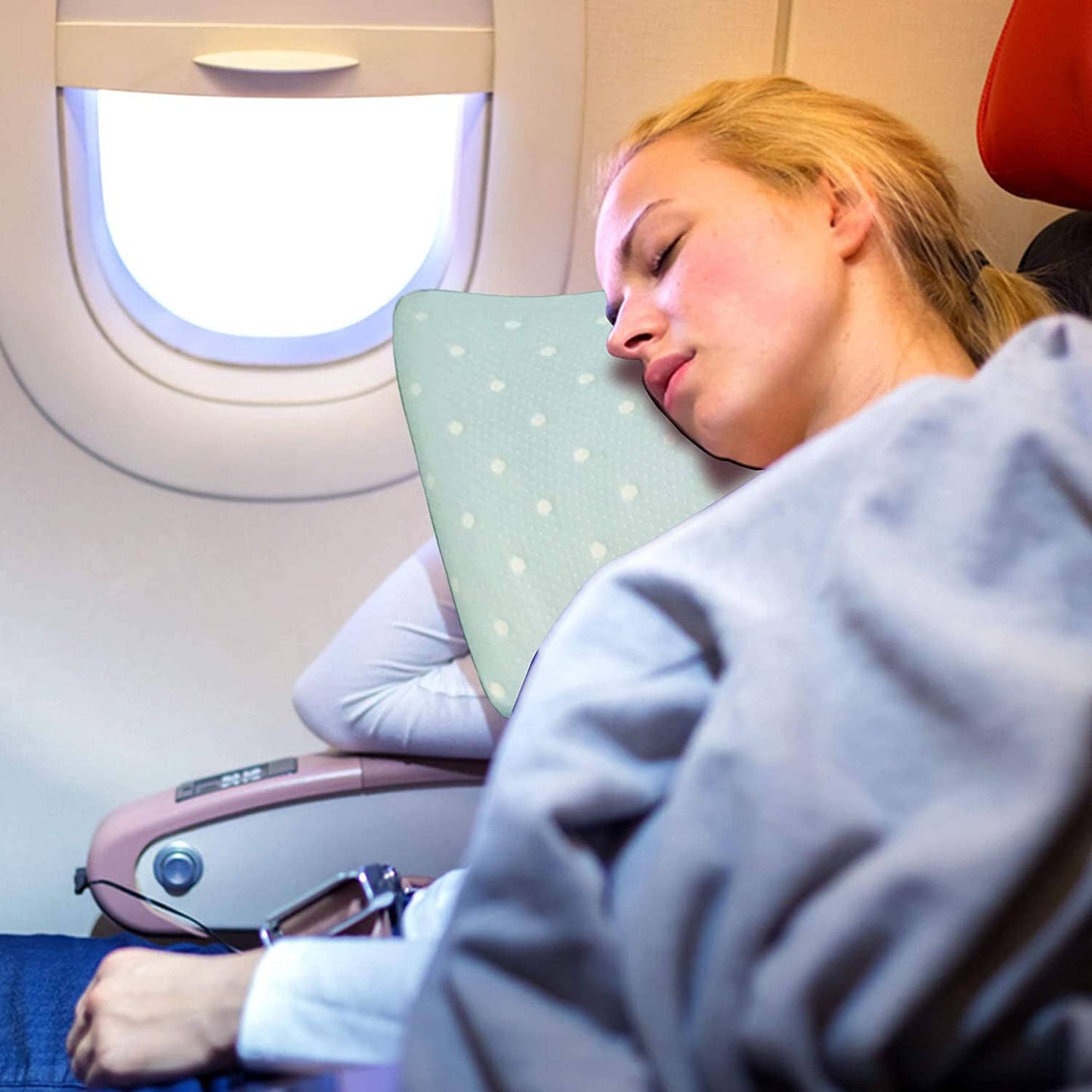 Jet setter - Travel Combo - Memory foam Travel Neck Support Pillow & Camping pillow - Medium Firm Combo-Travel-Pillow The White Willow