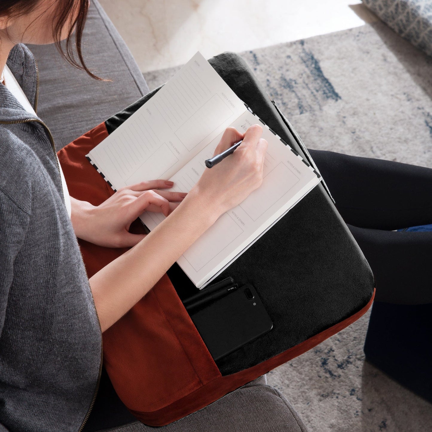 Laptalk - High Resilience Foam - Portable Lap Desk Cushion - Firm Lap Desks The White Willow