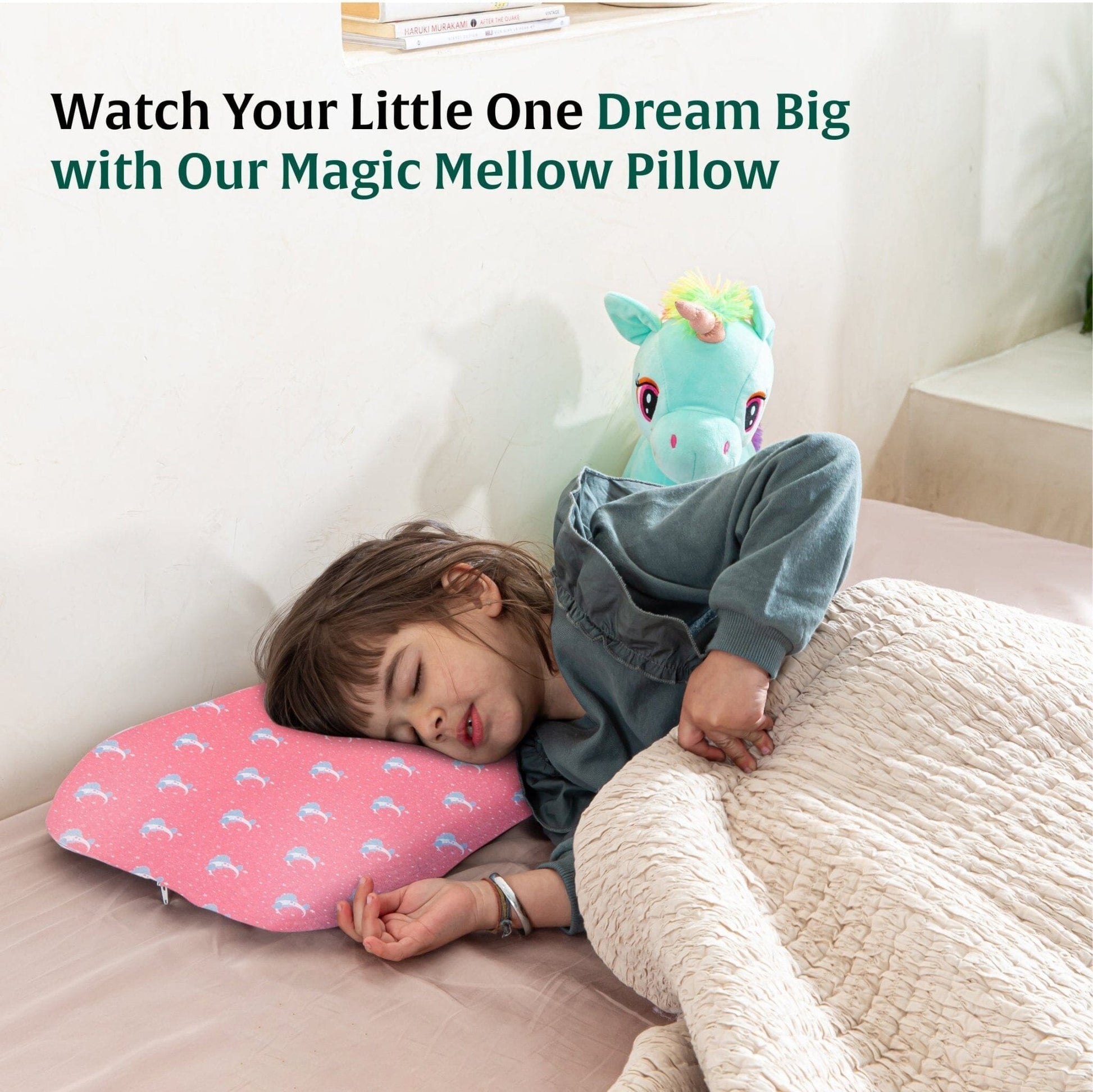 Little Dreamers Magic Mellow Pillow Baby-3-8 Years-Pillow The White Willow